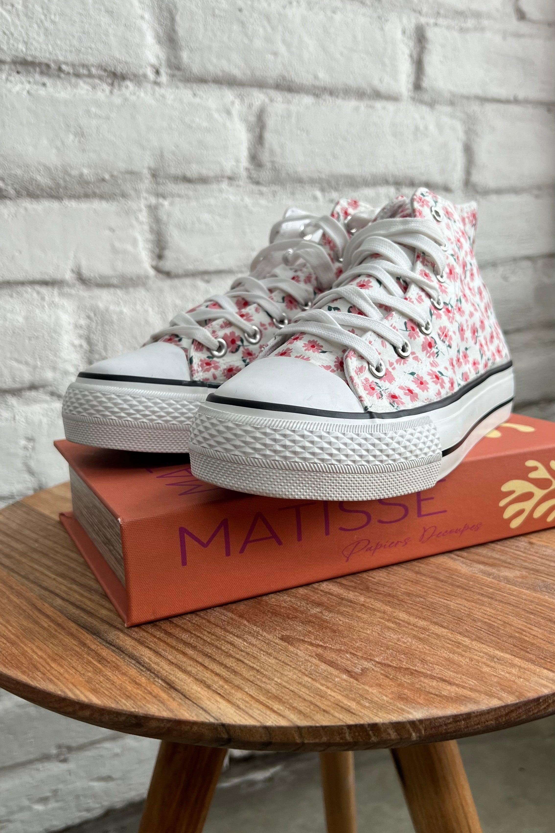 CONVERSE FLORES ROSA