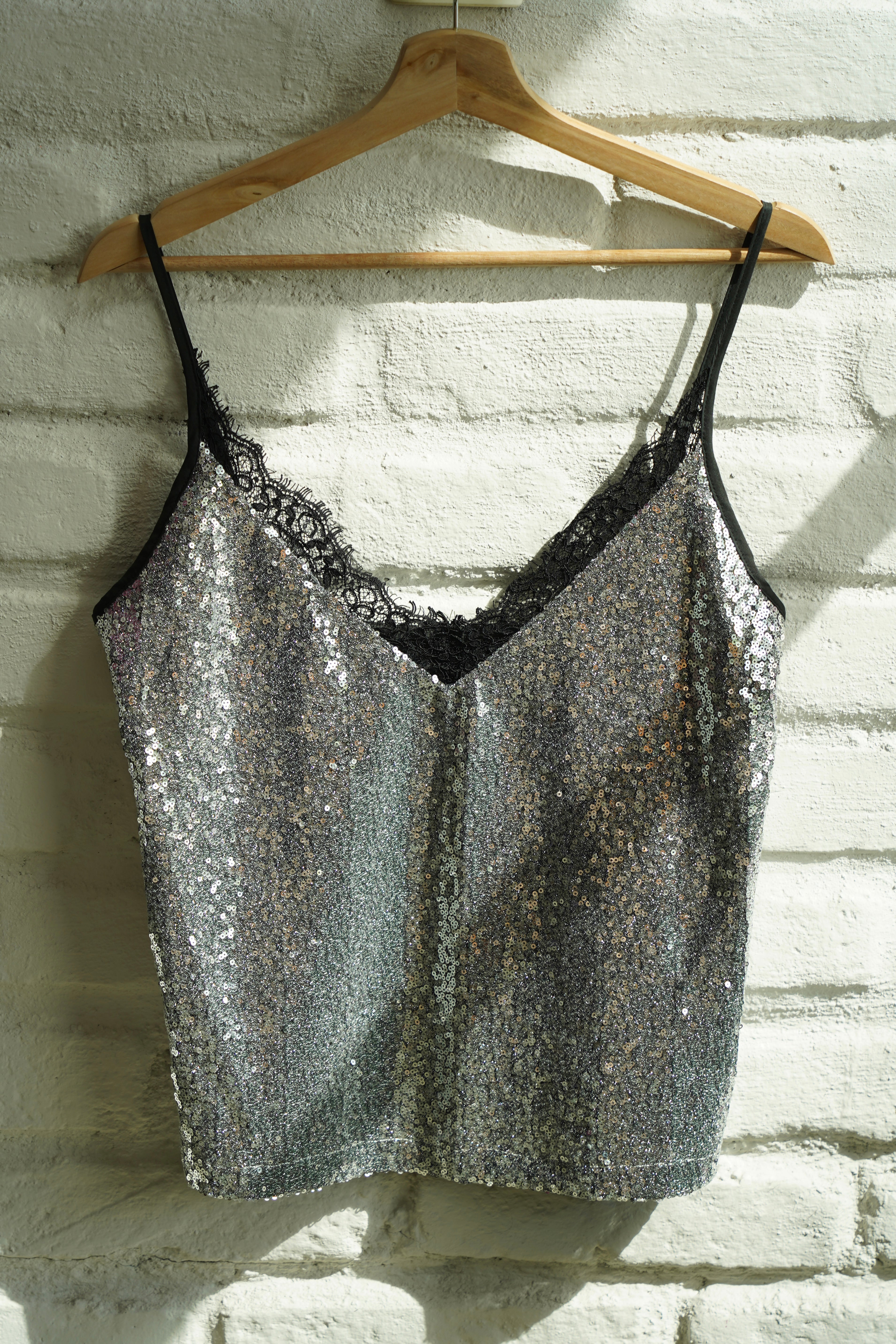 BLUSA SEQUIN ARGENT