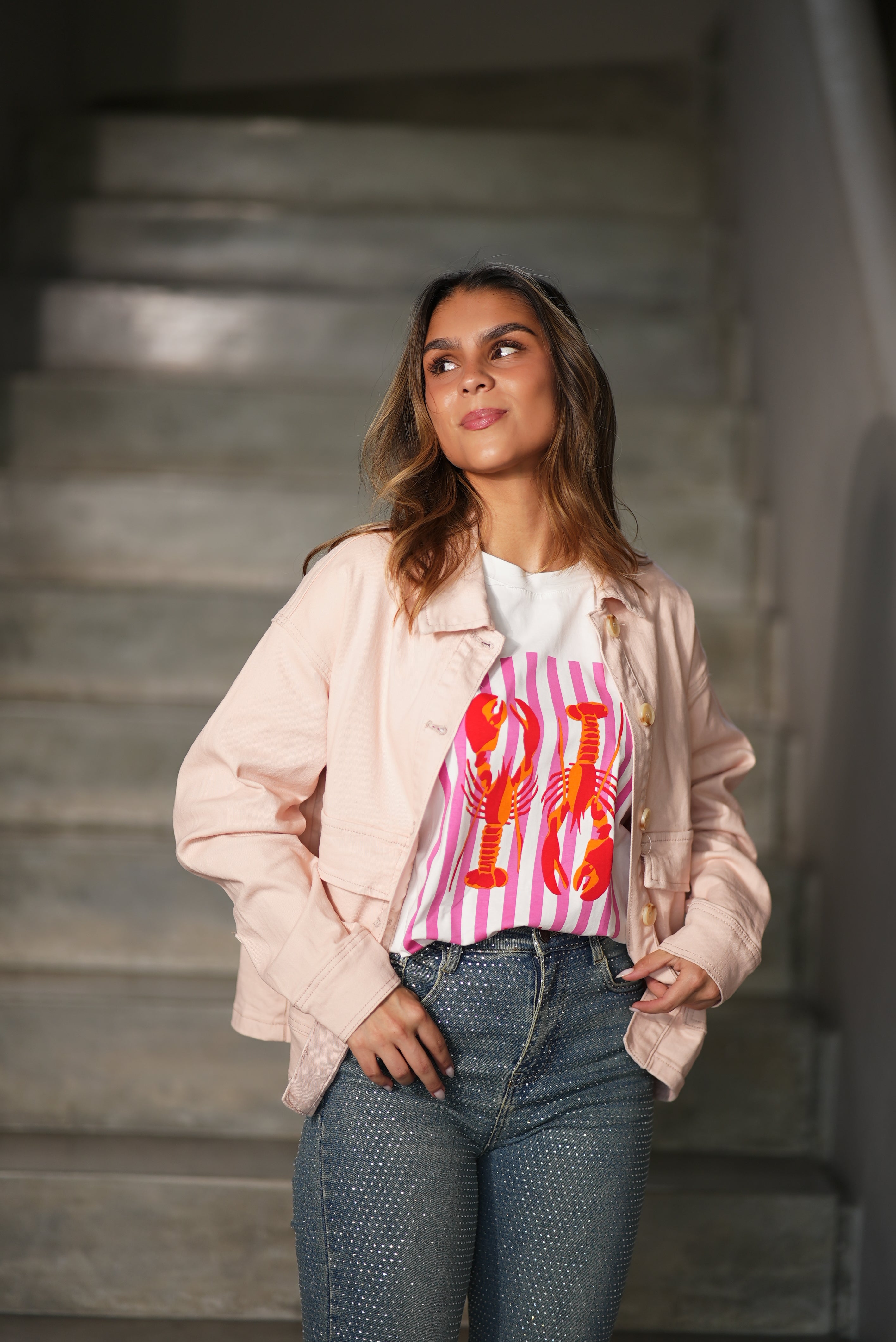 CHAQUETA PALO DE ROSA