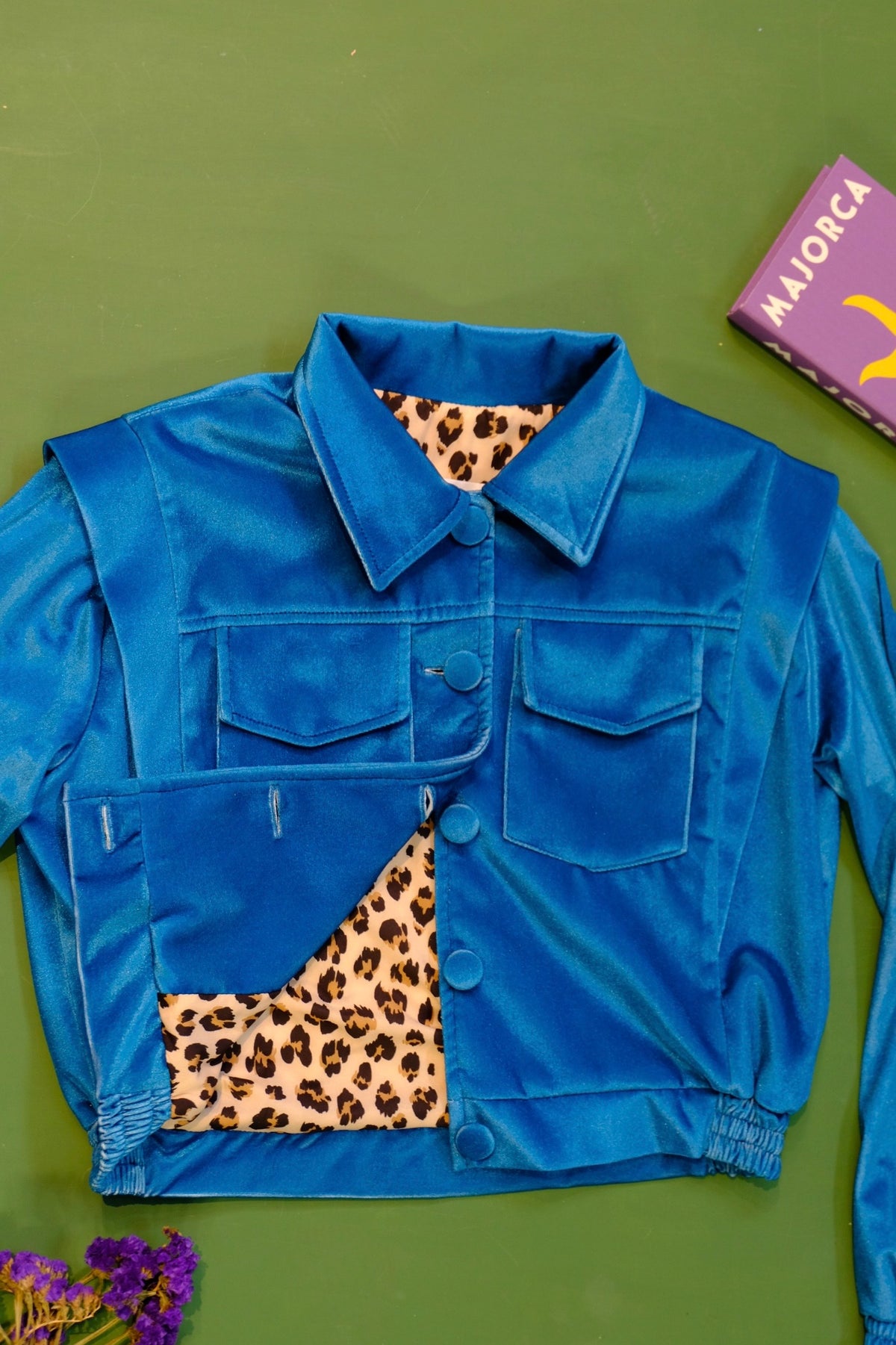 CHAQUETA ALITAS VELVET LEOPARD