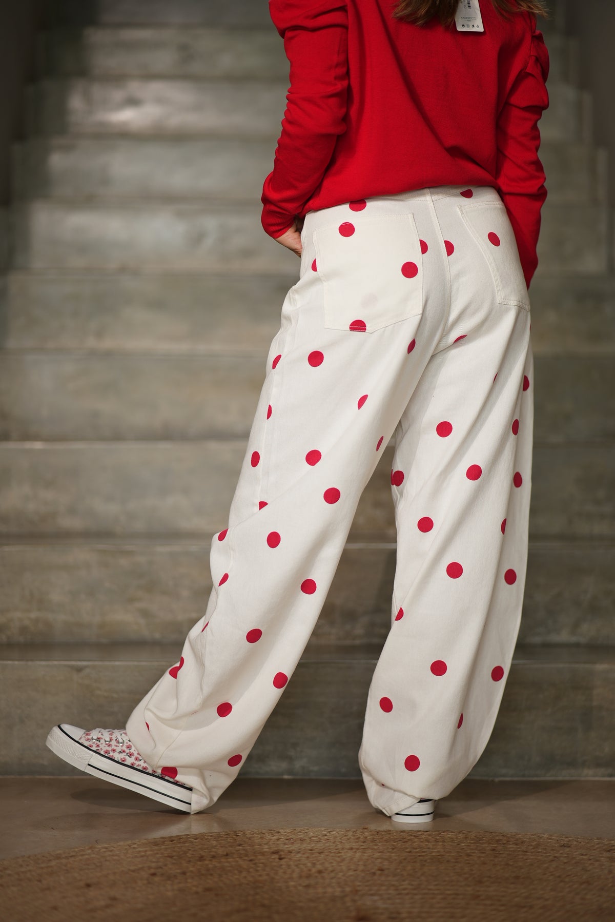 PANTALON BALLOON POLKA DOT