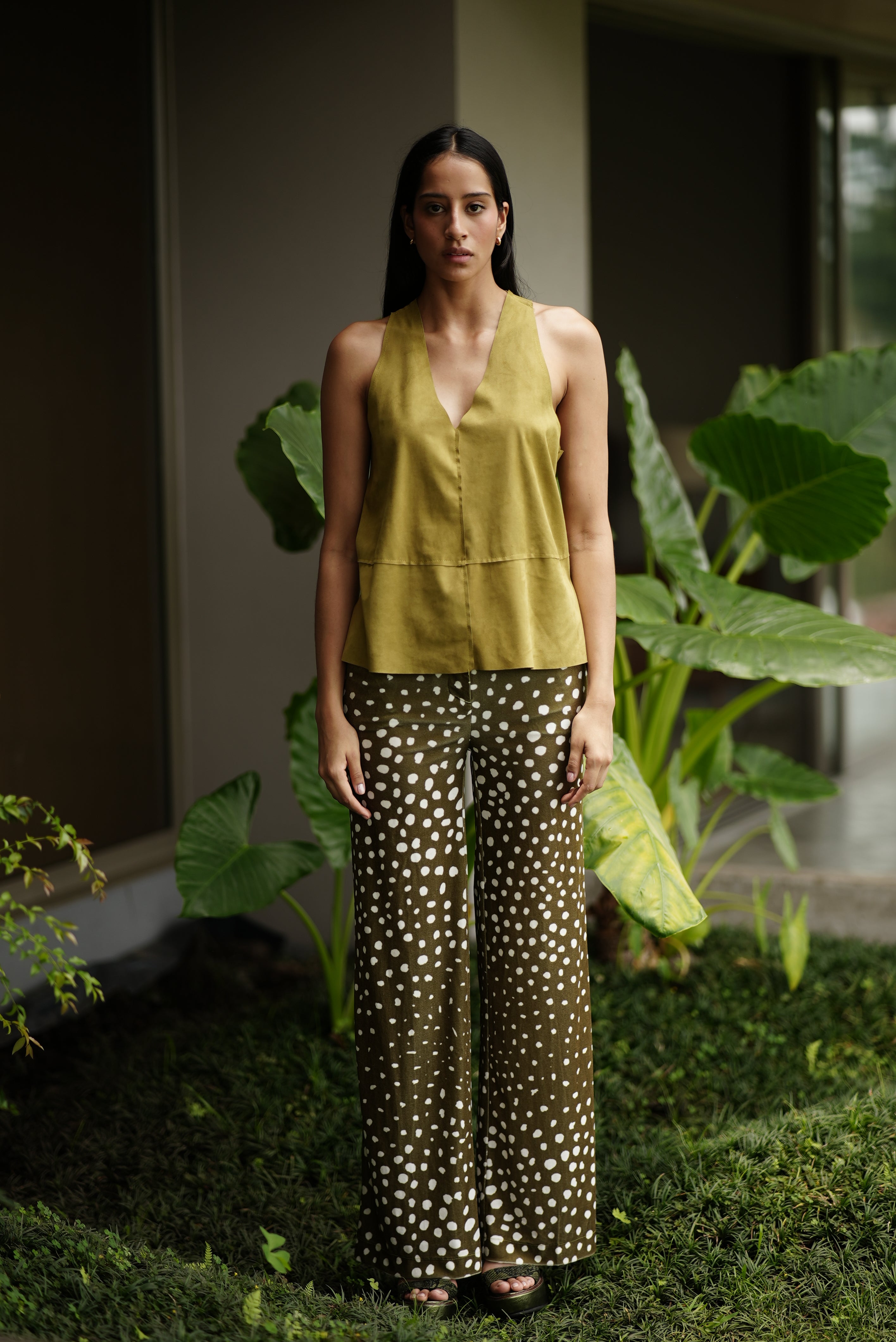 PANTALON VELVET BAMBI VERDE