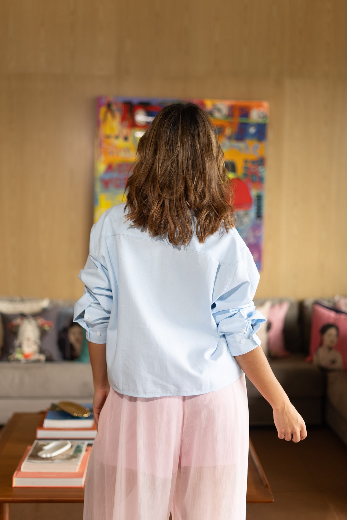 CAMISA BLUE AND WHITE