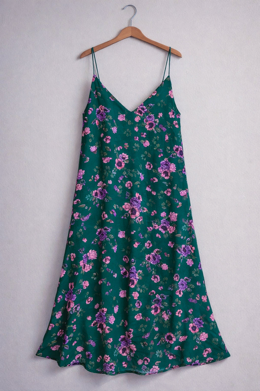 VESTIDO BALI VERDE FLORES