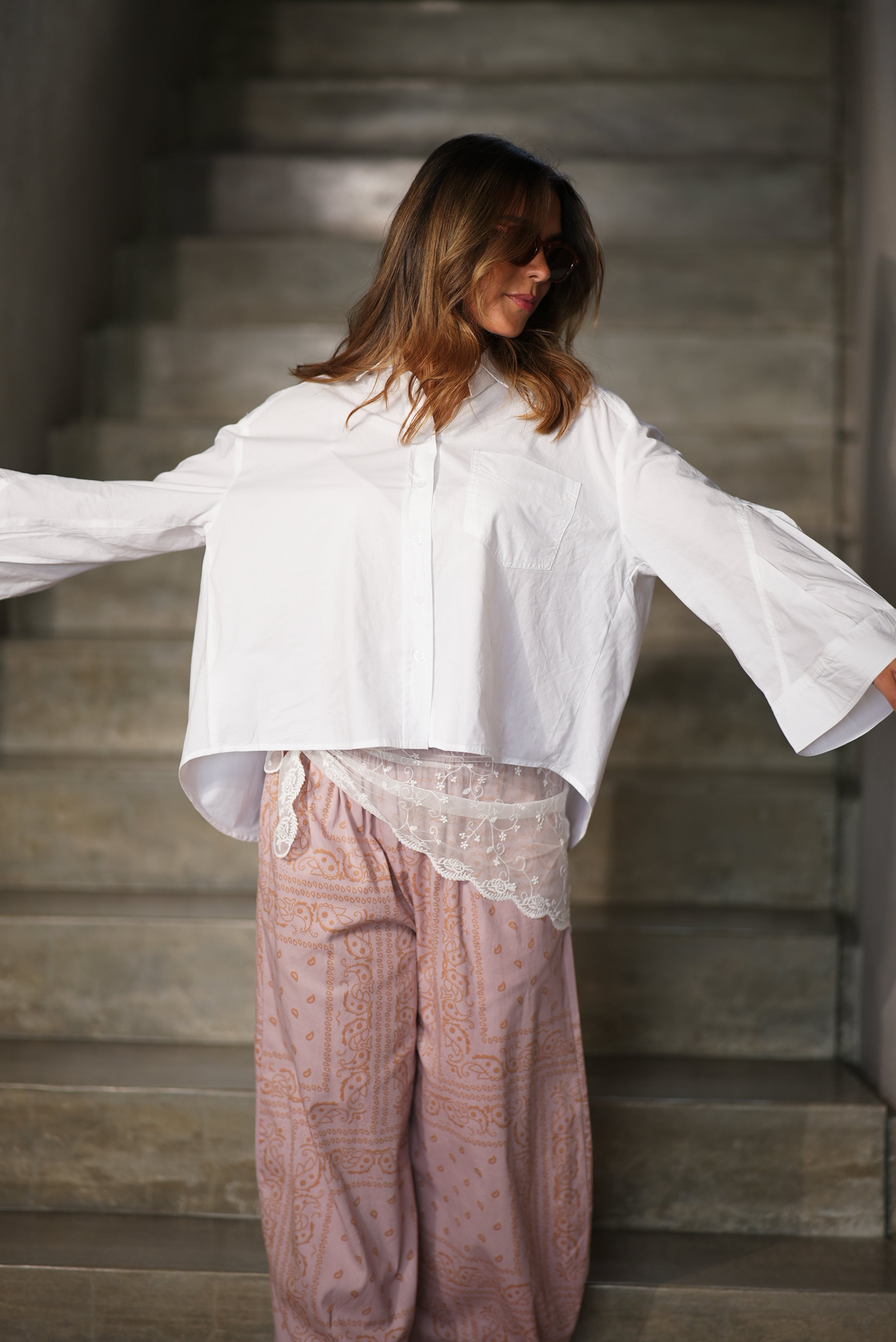 CAMISA BLANCA CROP