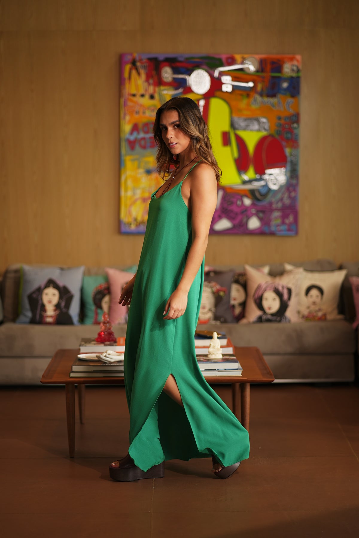 VESTIDO COLOR BLOCK