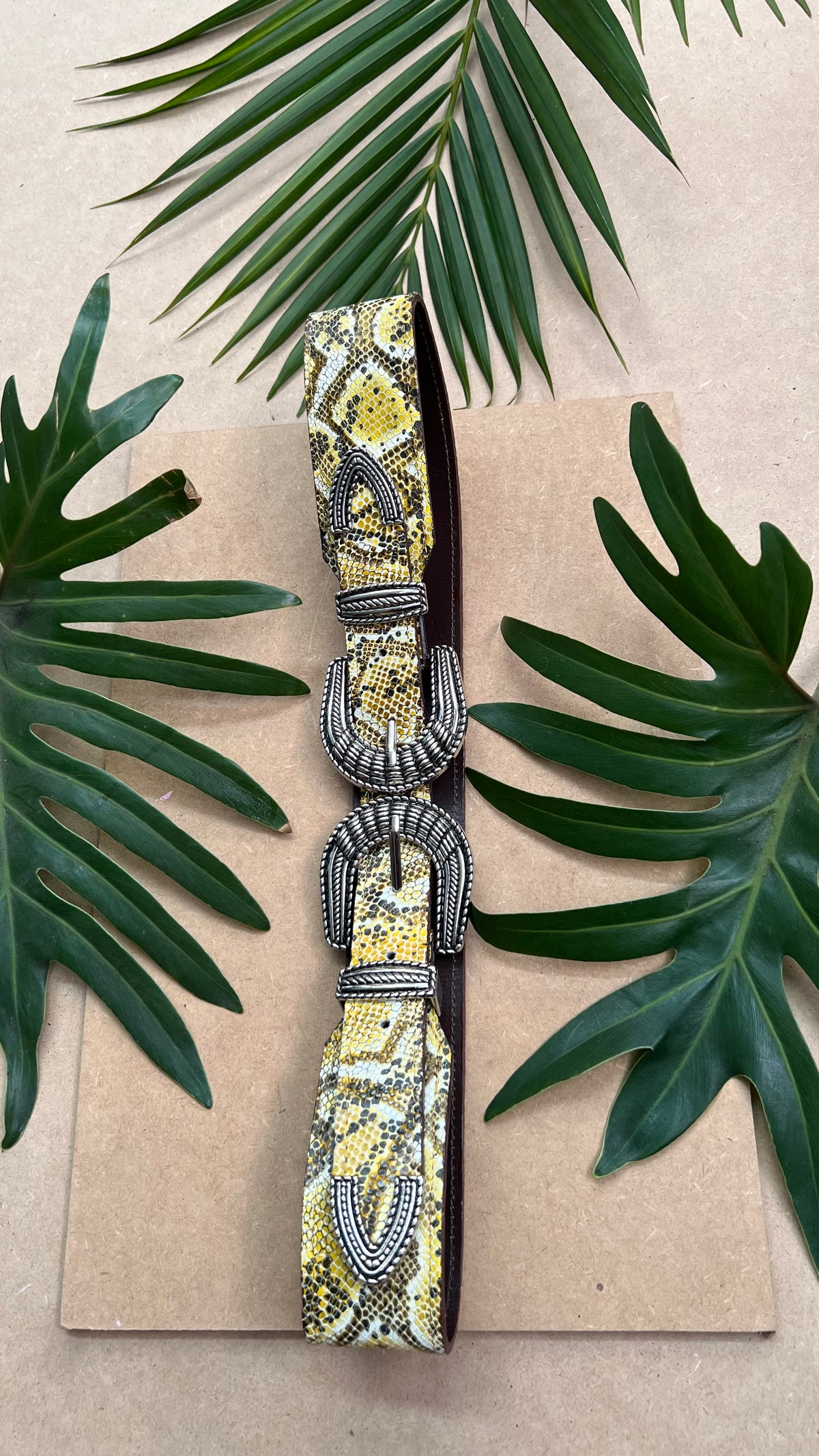 CINTURON ANIMAL PRINT