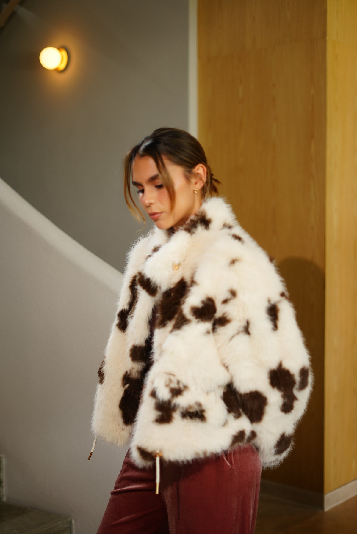 CHAQUETA PELO VACA