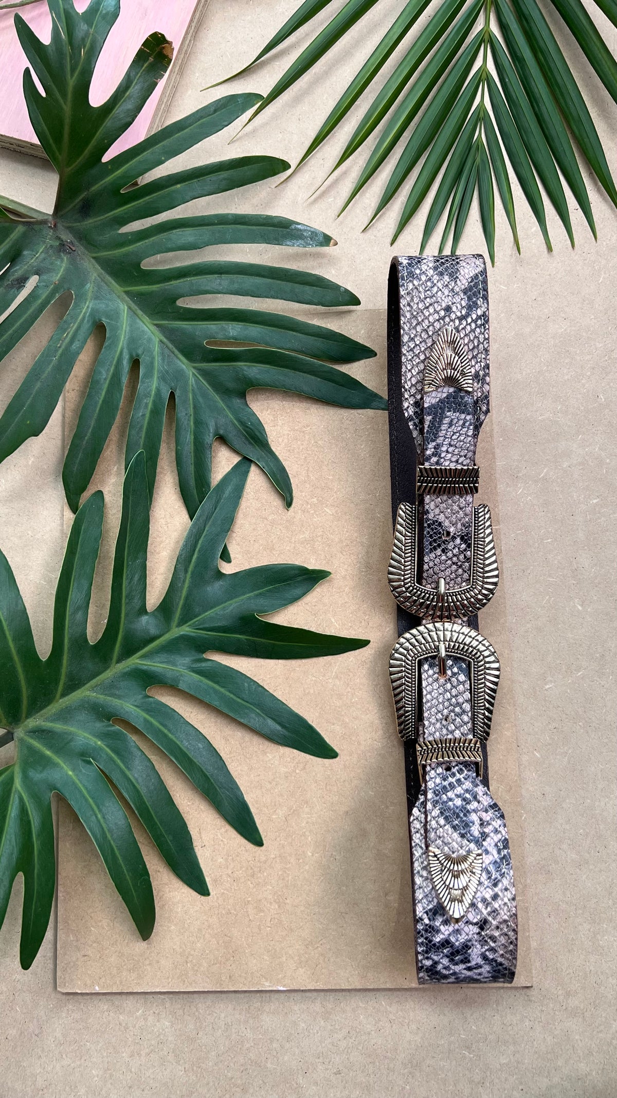 CINTURON ANIMAL PRINT