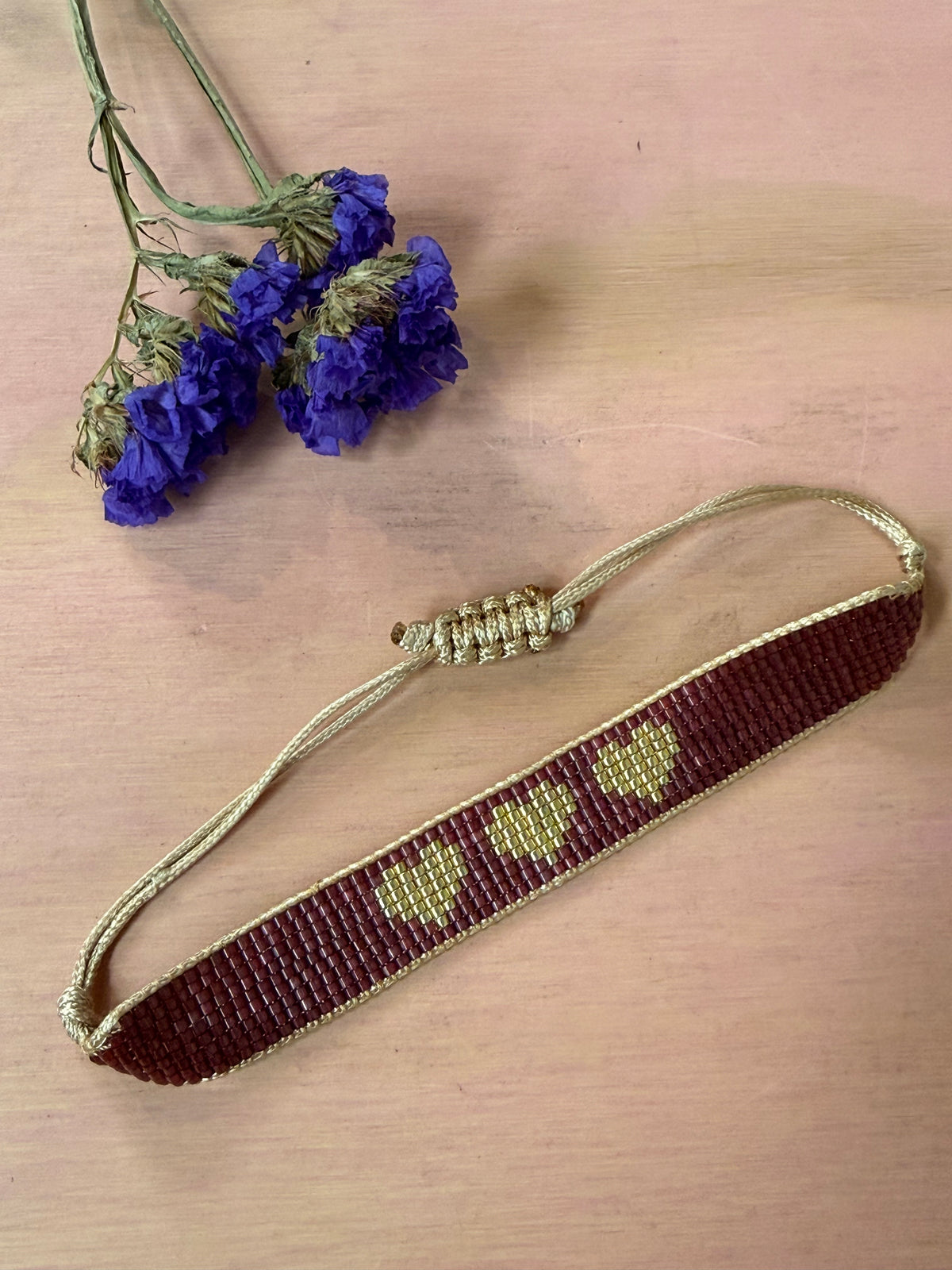 PULSERA TEJIDA GRUESA