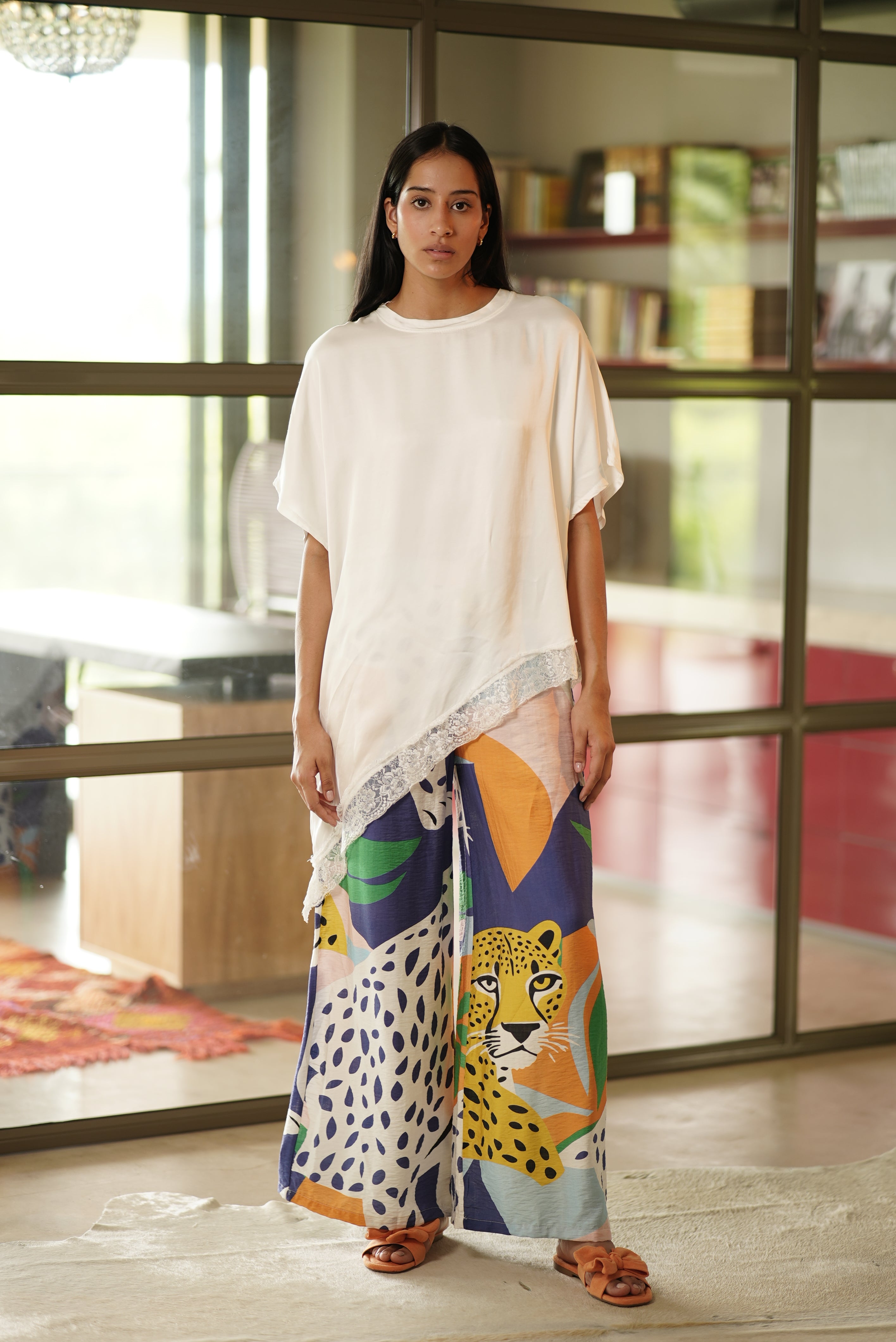 PANTALON PRINT LEOPARD