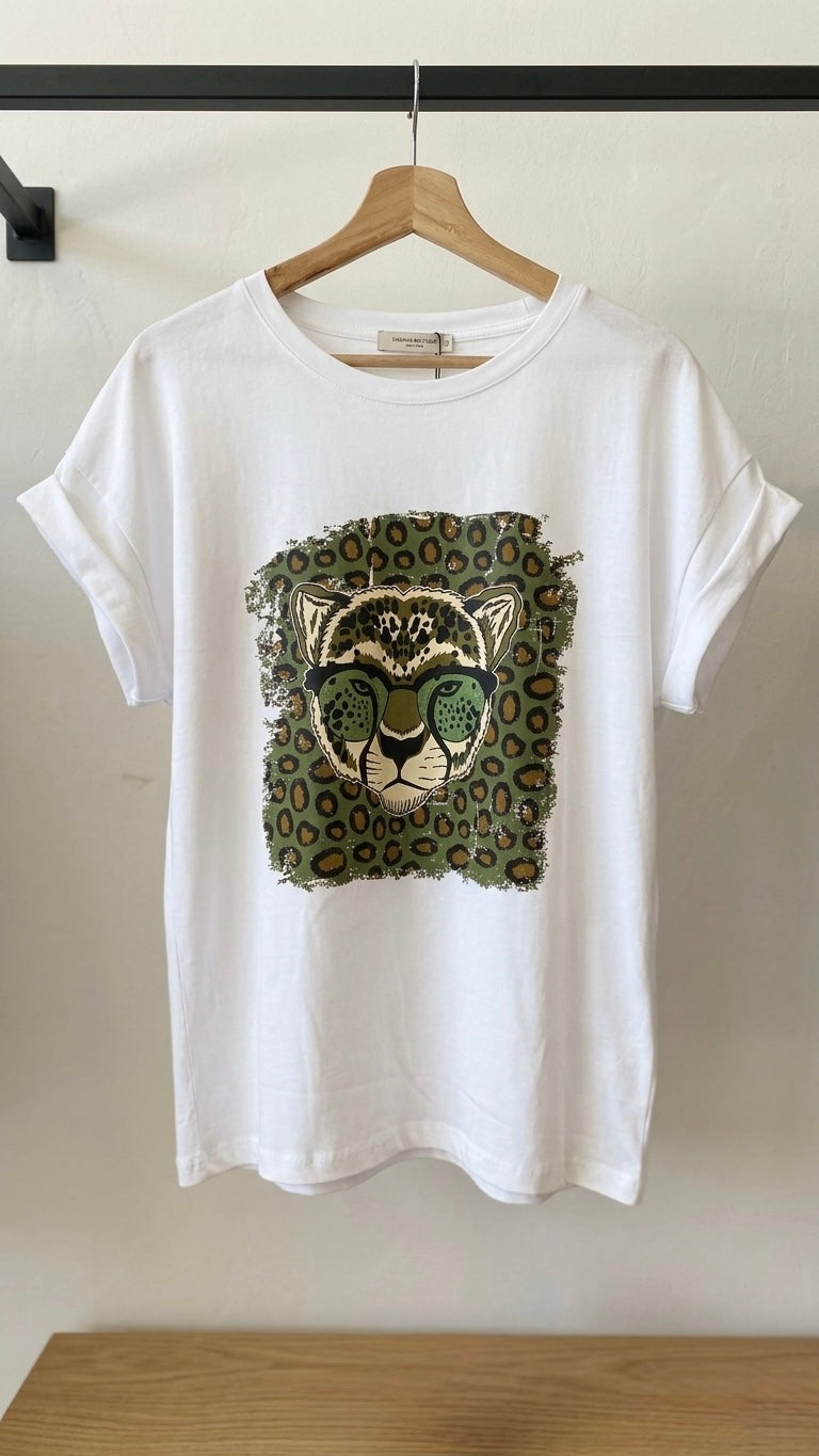 CAMISETA LEOPARD