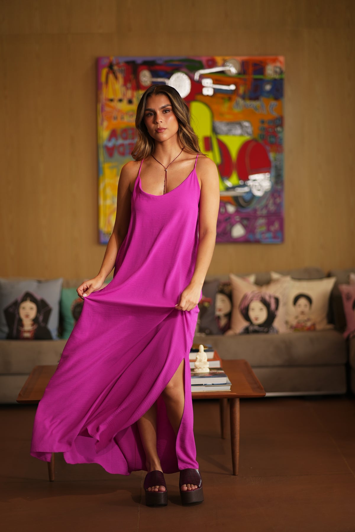 VESTIDO COLOR BLOCK