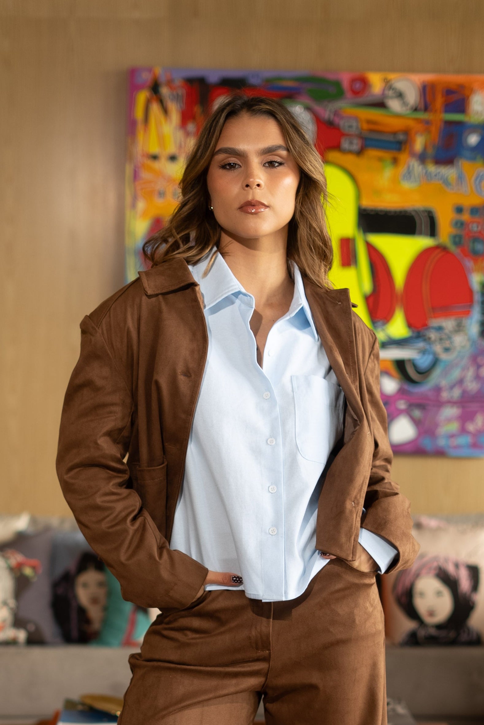 CHAQUETA SUEDE