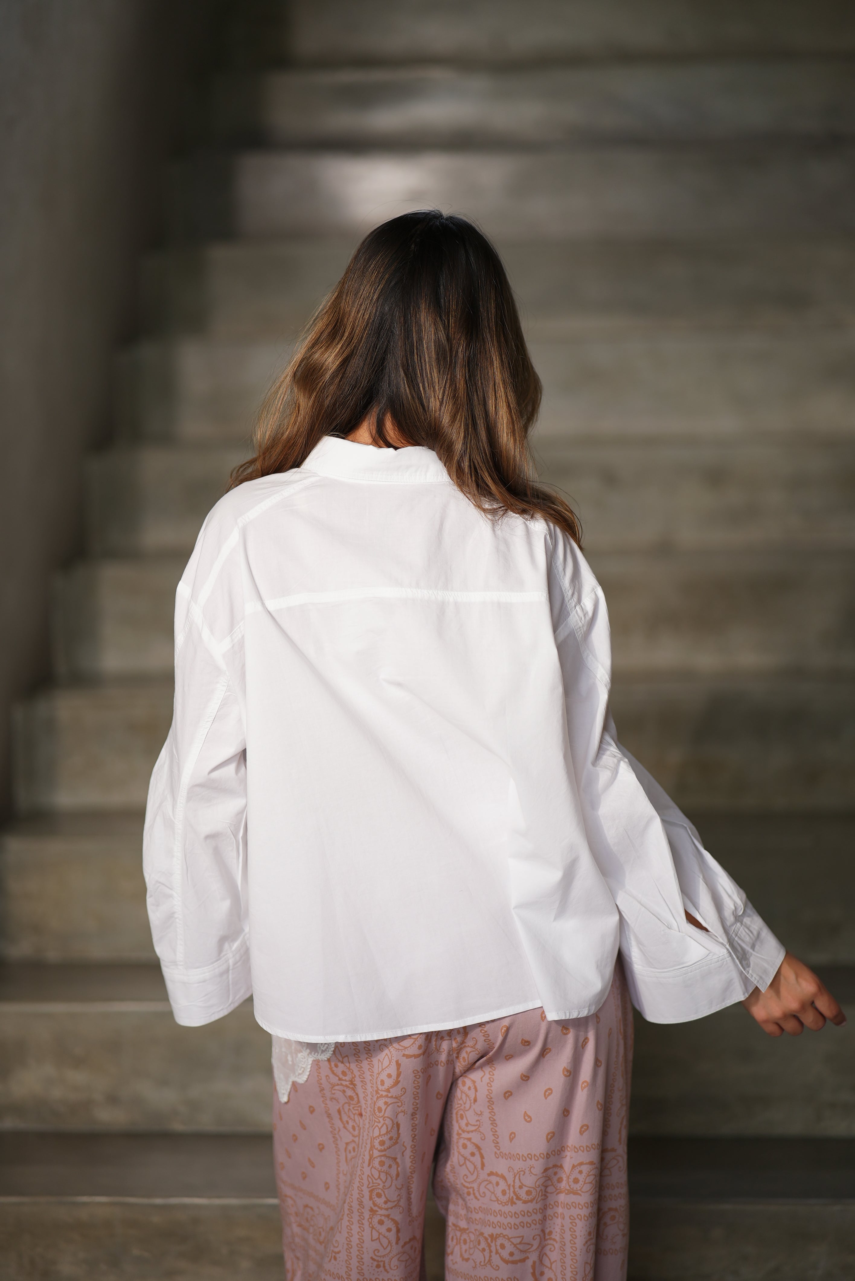 CAMISA BLANCA CROP