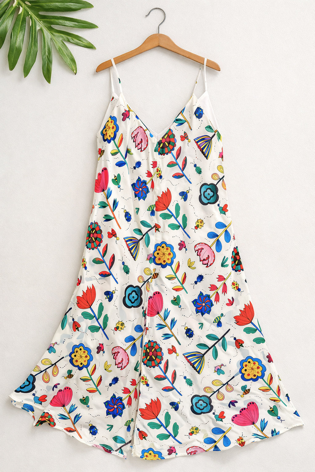 VESTIDO BALI BEIGE FLORES