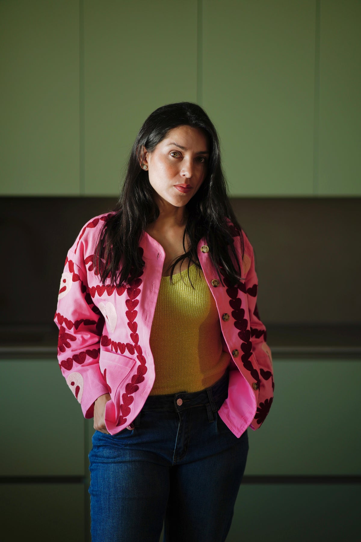 CHAQUETA LALLA ROSADA