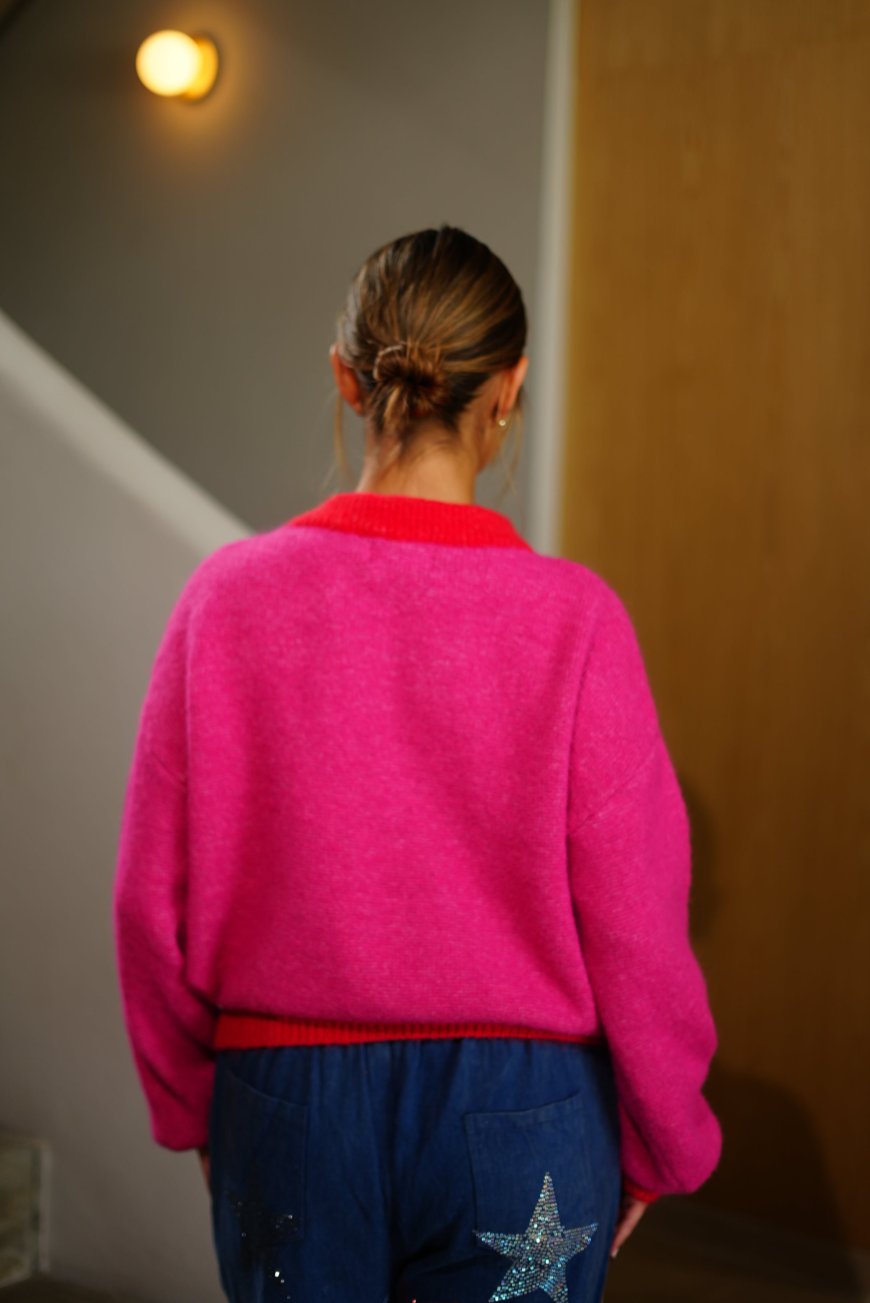 SACO FUCSIA-ROJO