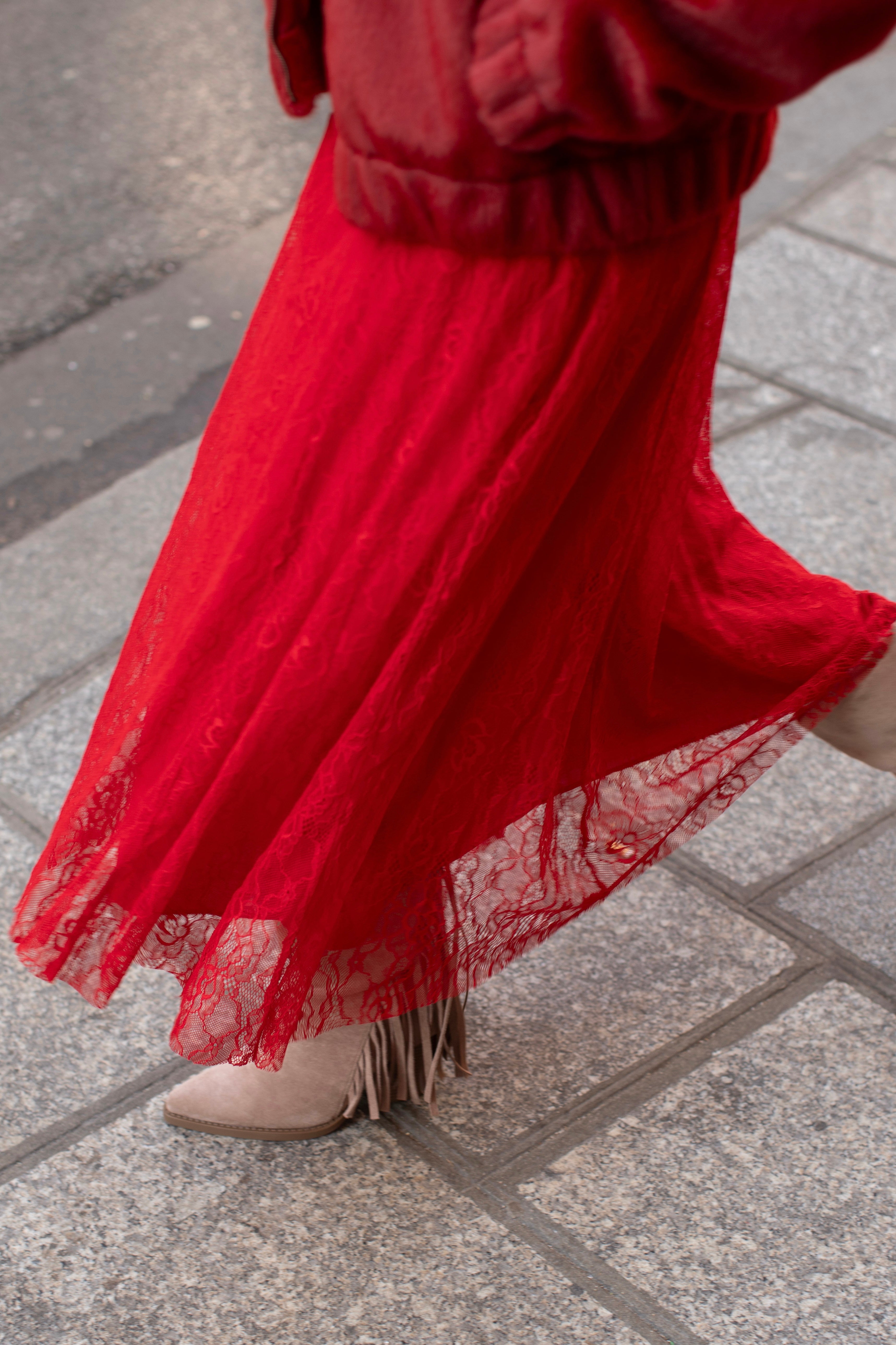 FALDA RED