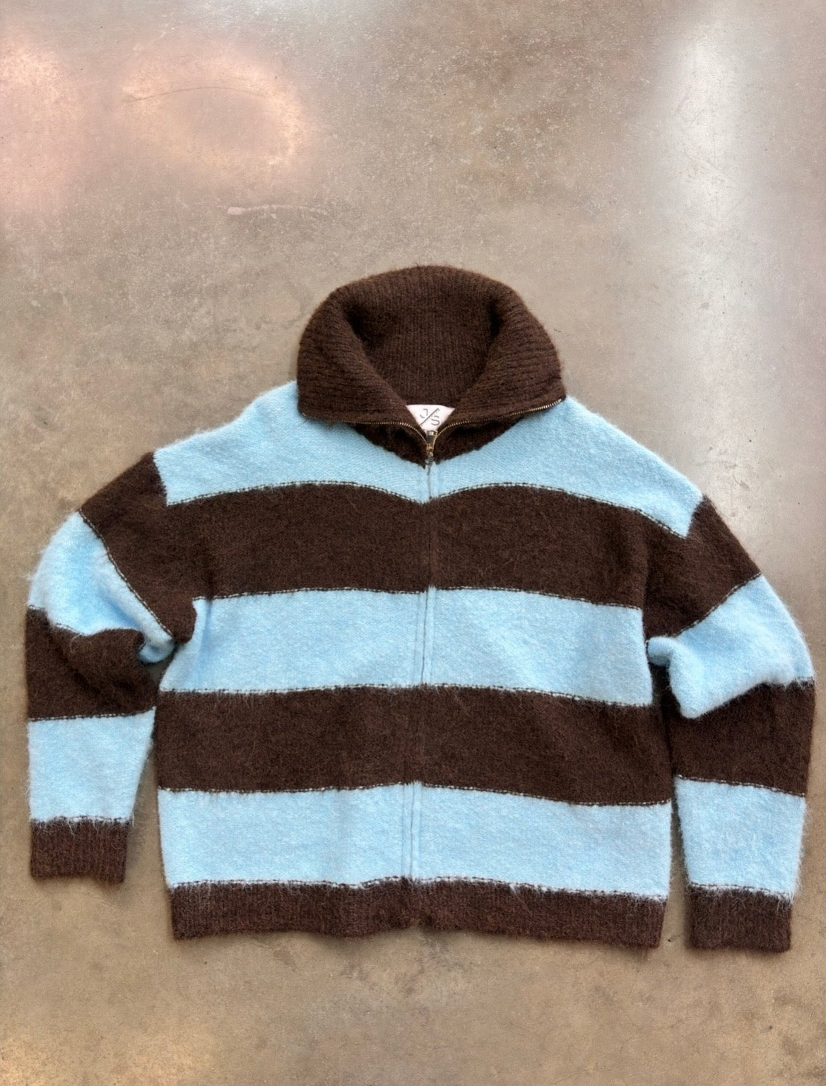 SACO AZUL Y MARRON