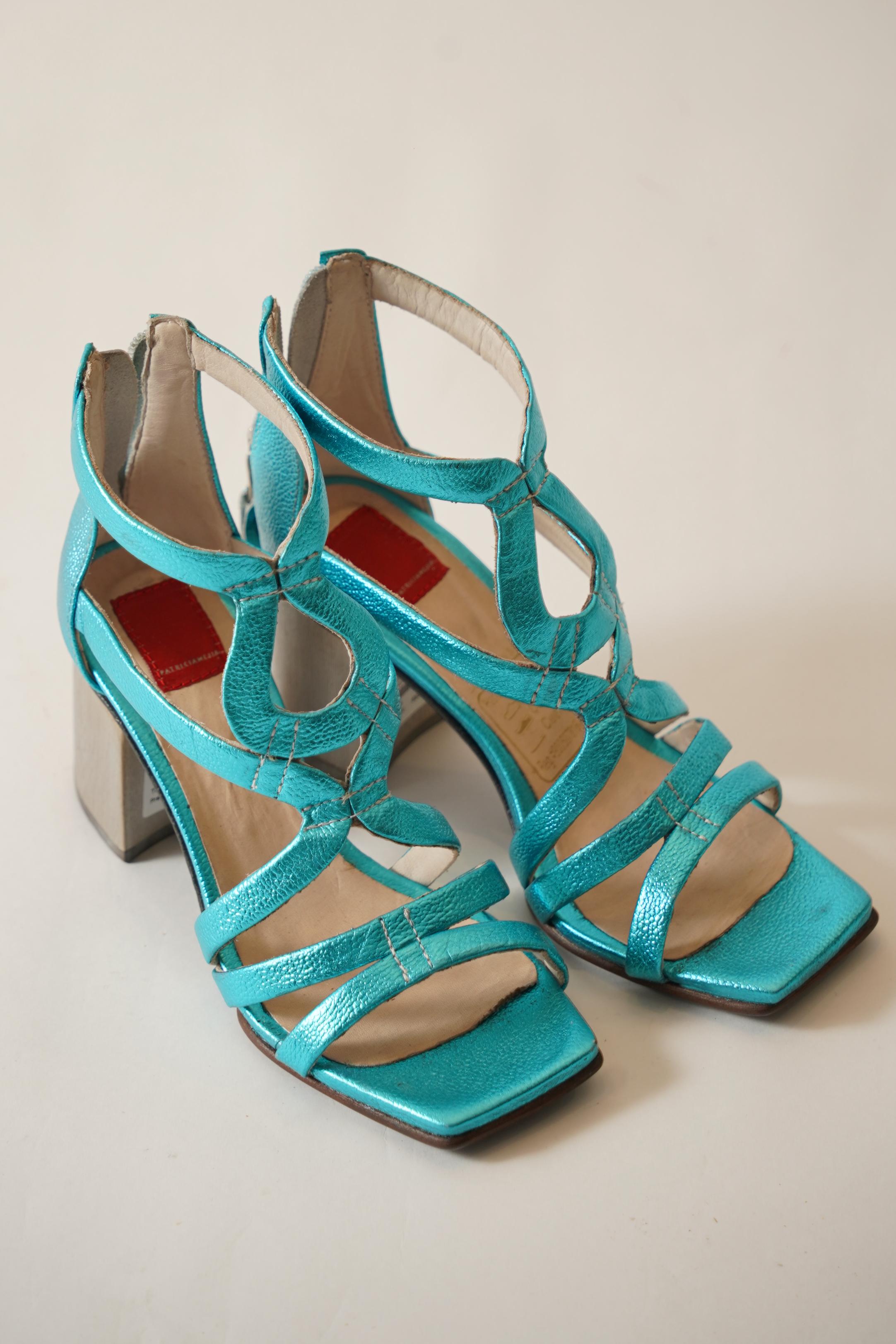 SANDALIAS TURQUESA