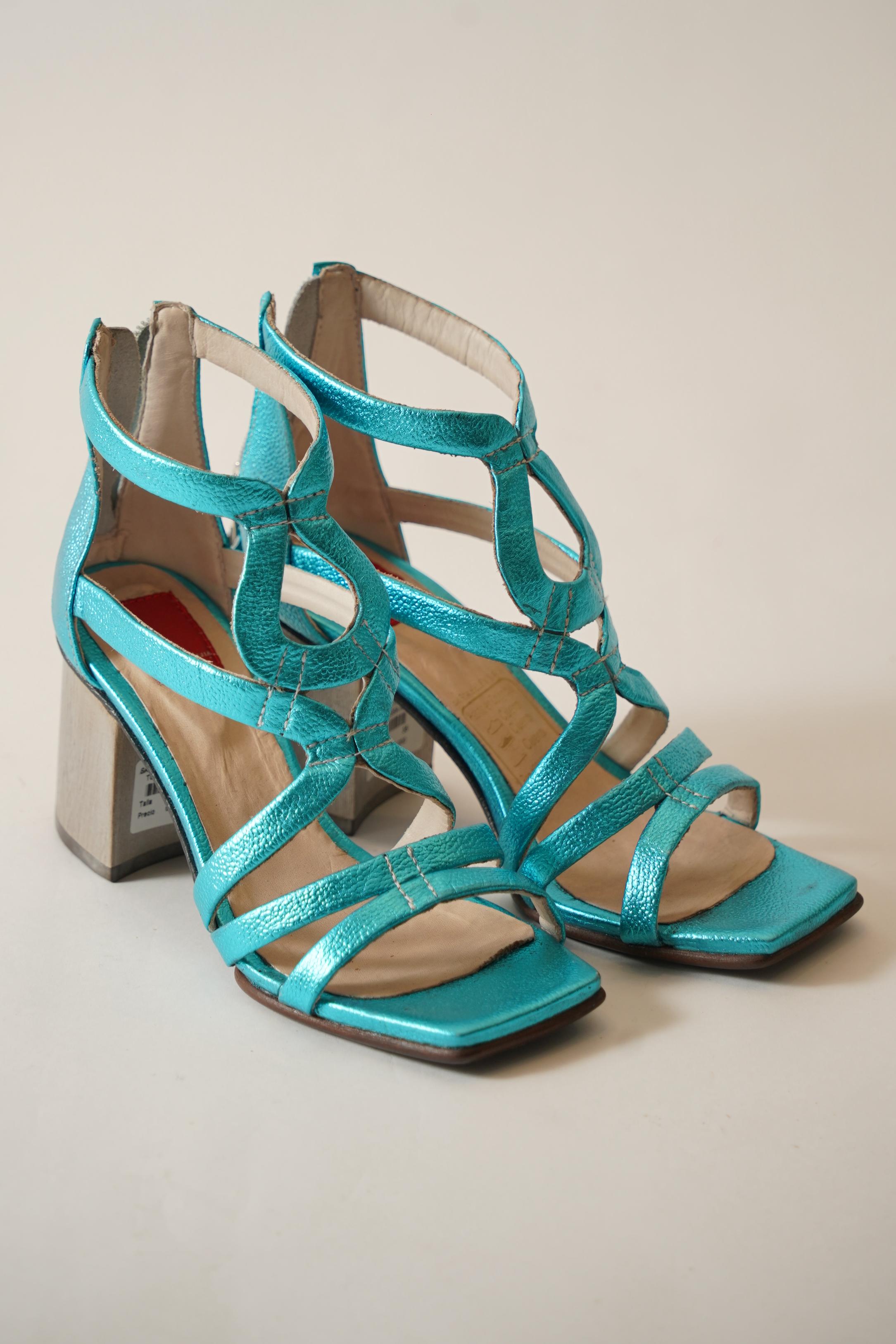 SANDALIAS TURQUESA
