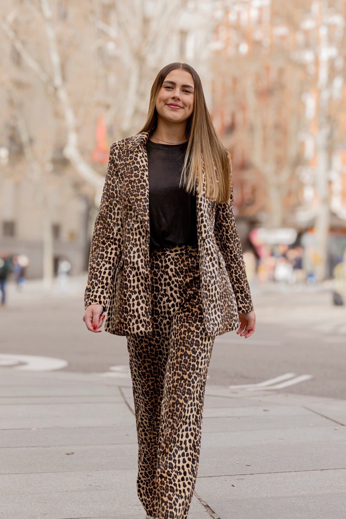 CHAQUETA VELVET LEOPARD
