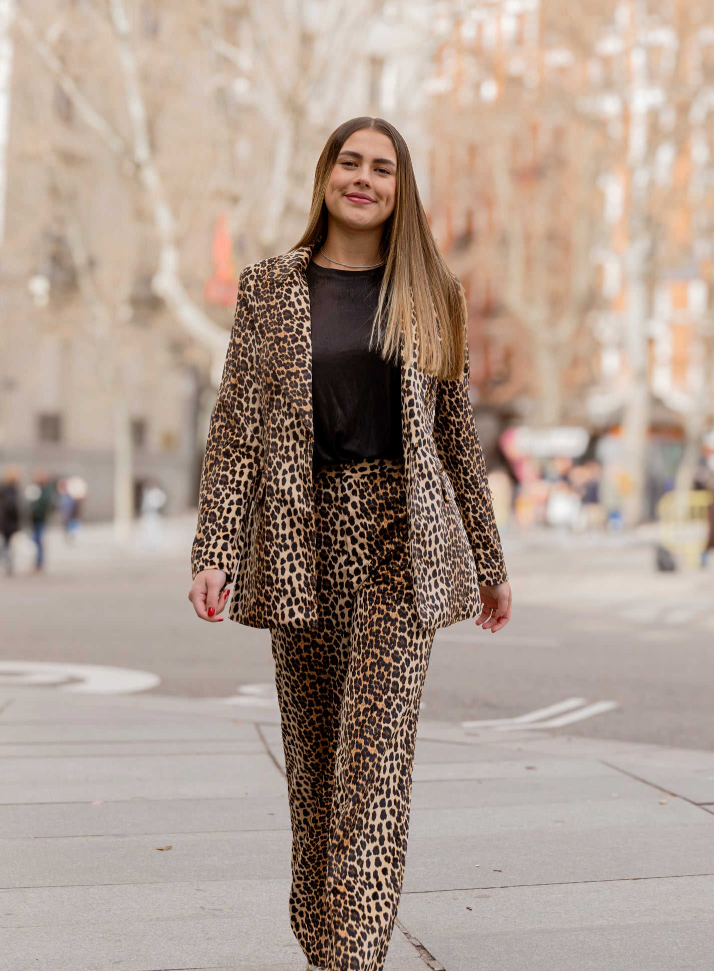 CHAQUETA VELVET LEOPARD