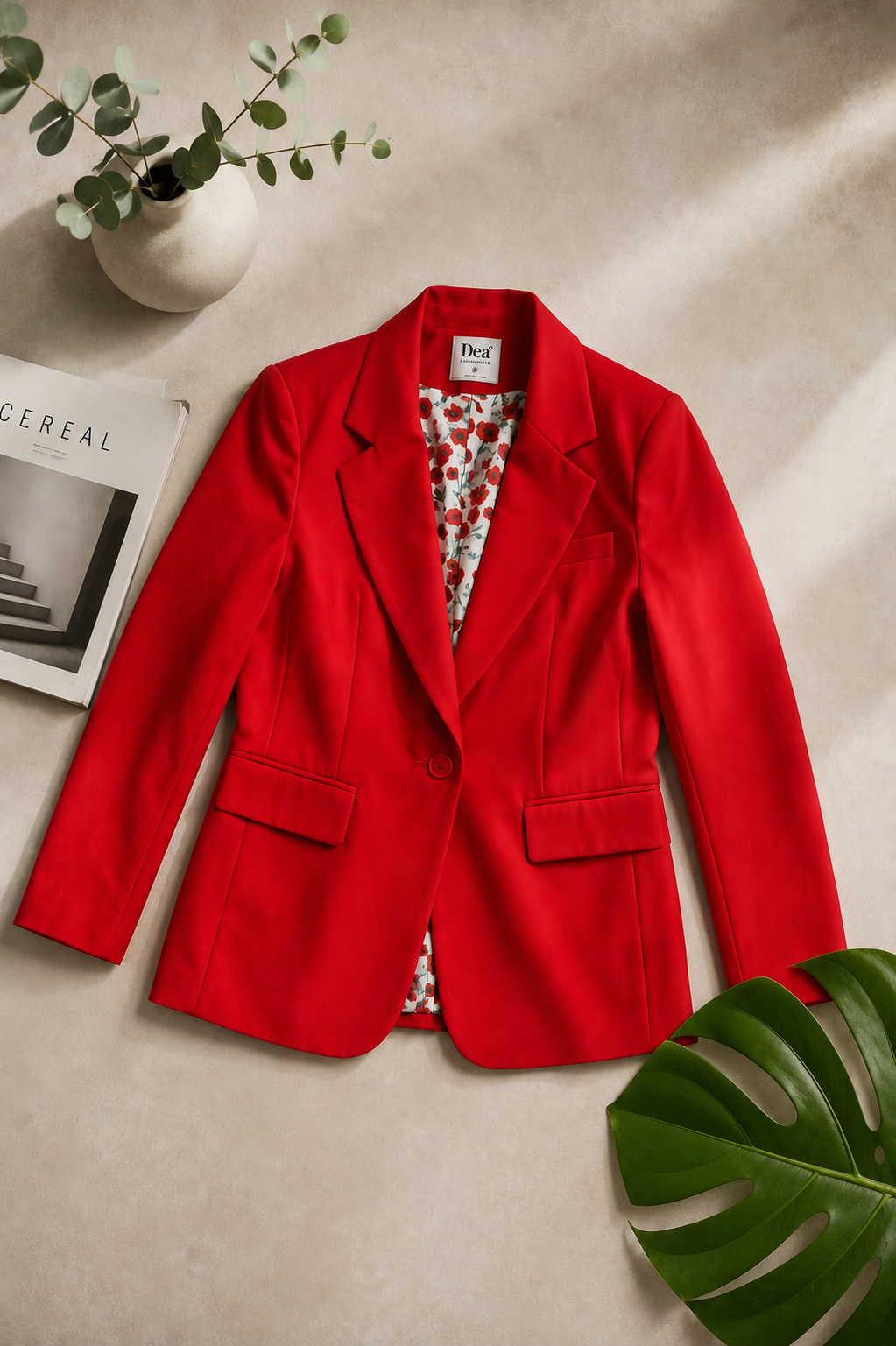 BLAZER OVERSIZED ROJO
