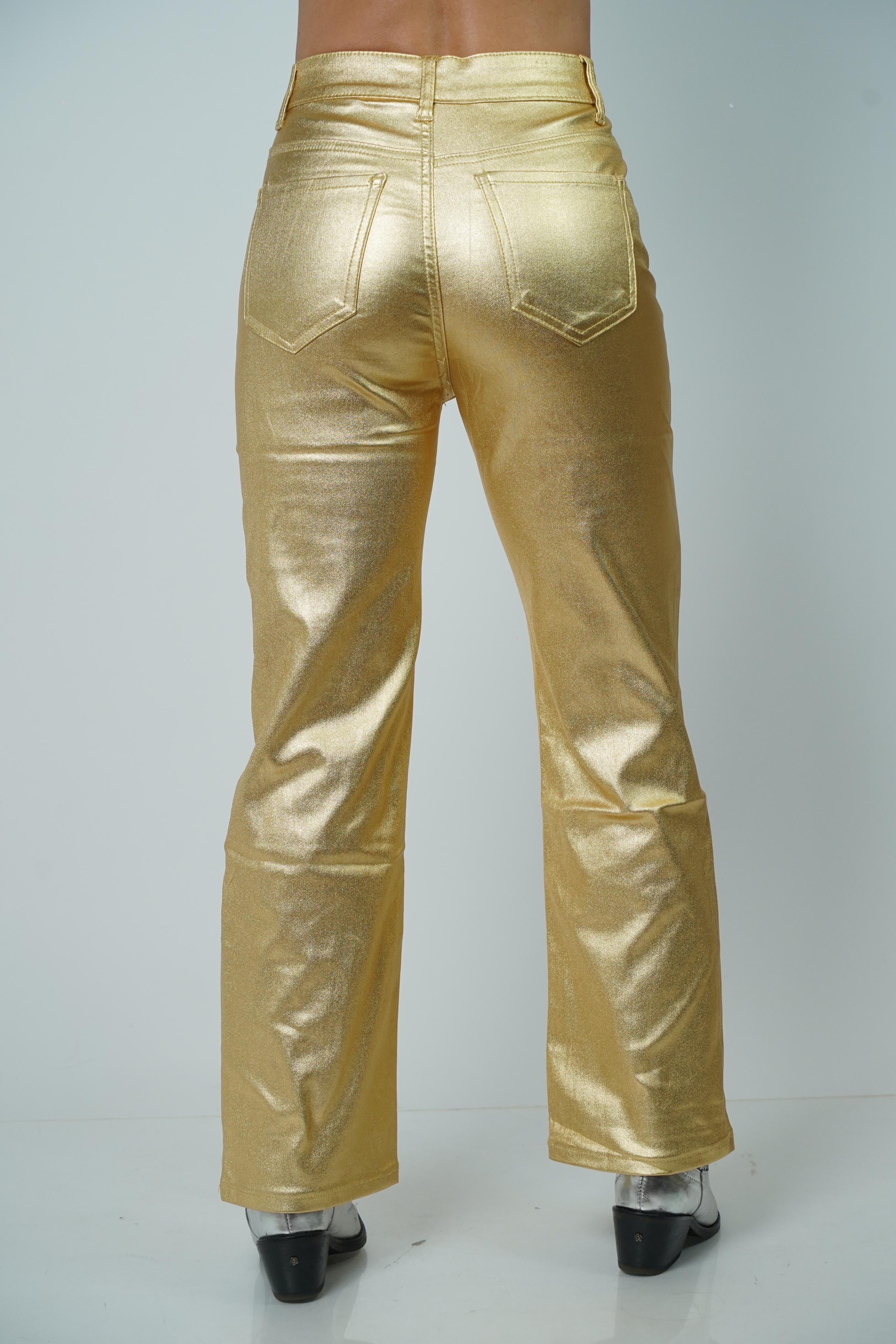 PANTALÓN DORADO