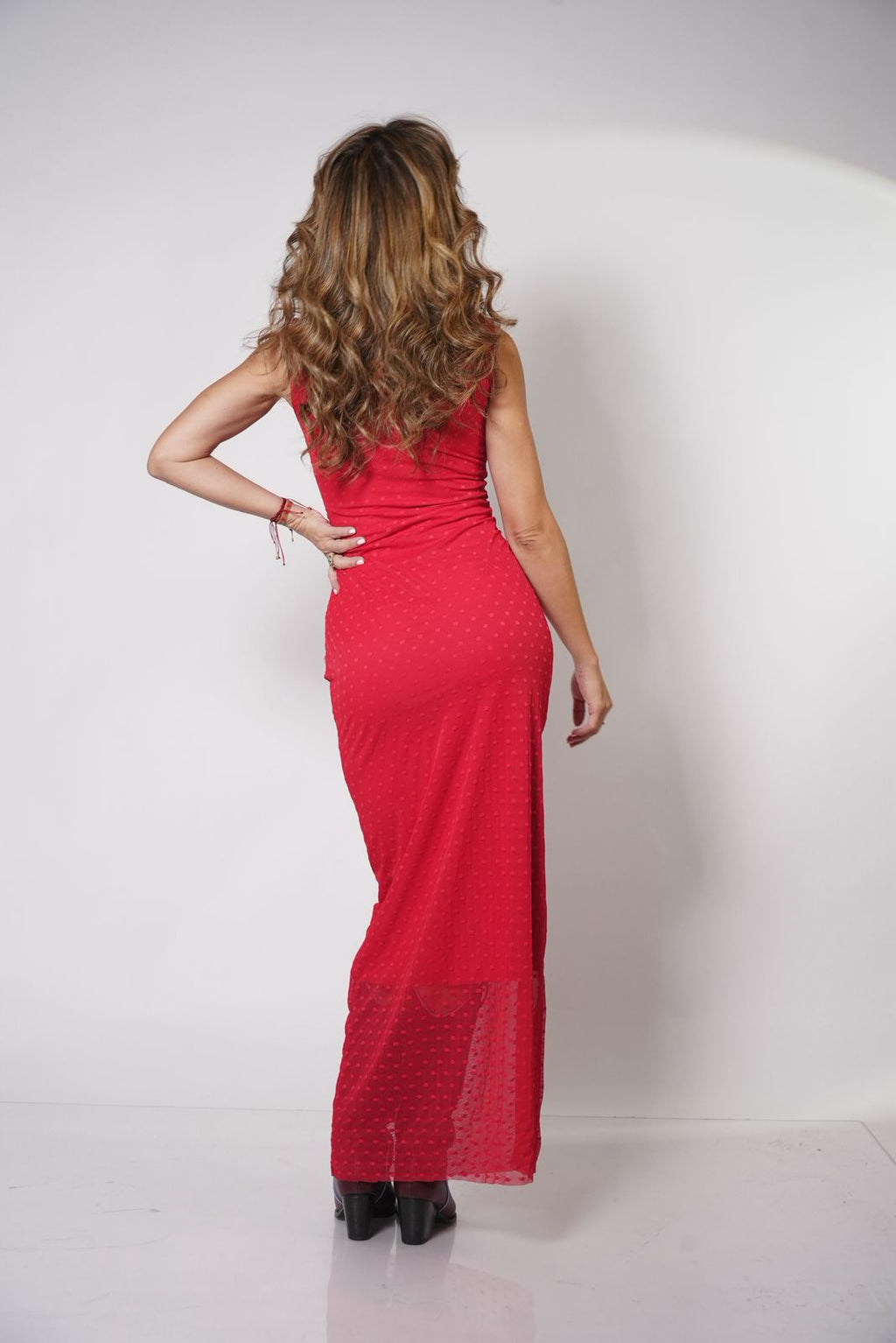VESTIDO RED CUELLO