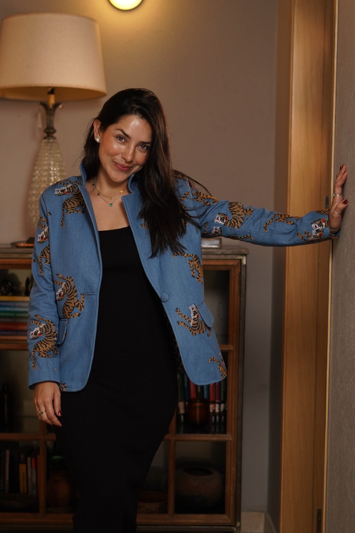 BLAZER DENIM TIGRE