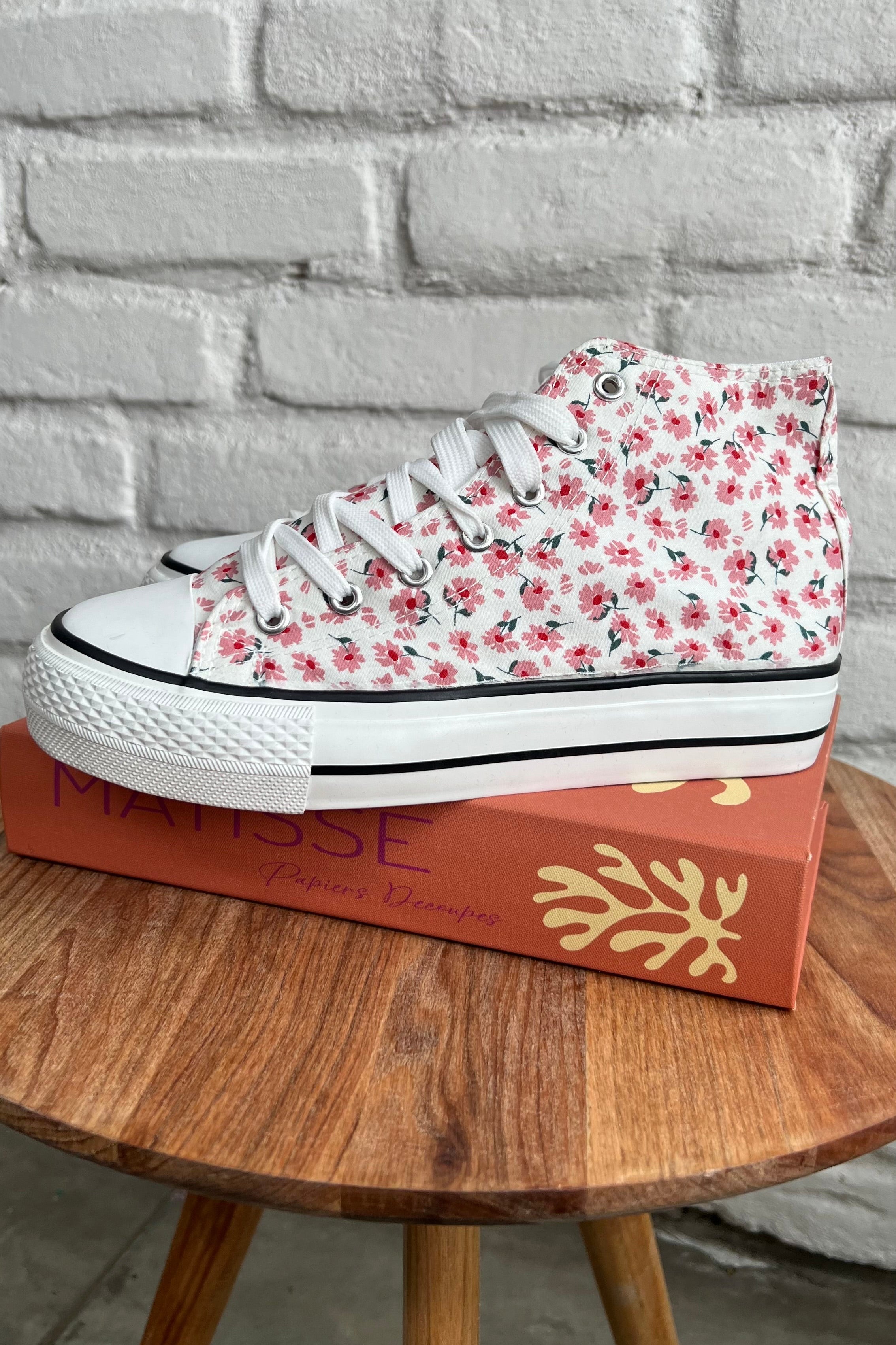 CONVERSE FLORES ROSA