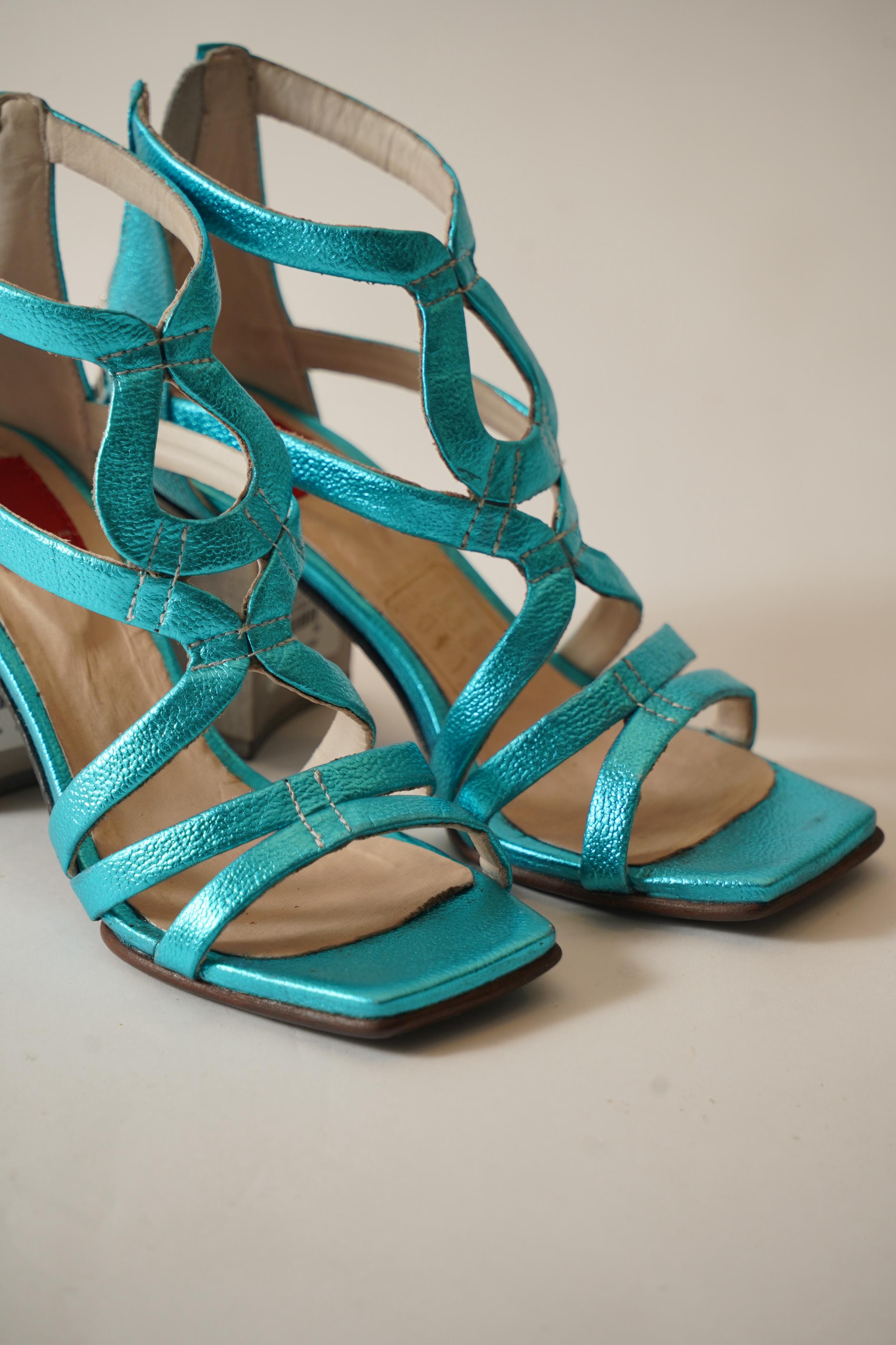 SANDALIAS TURQUESA