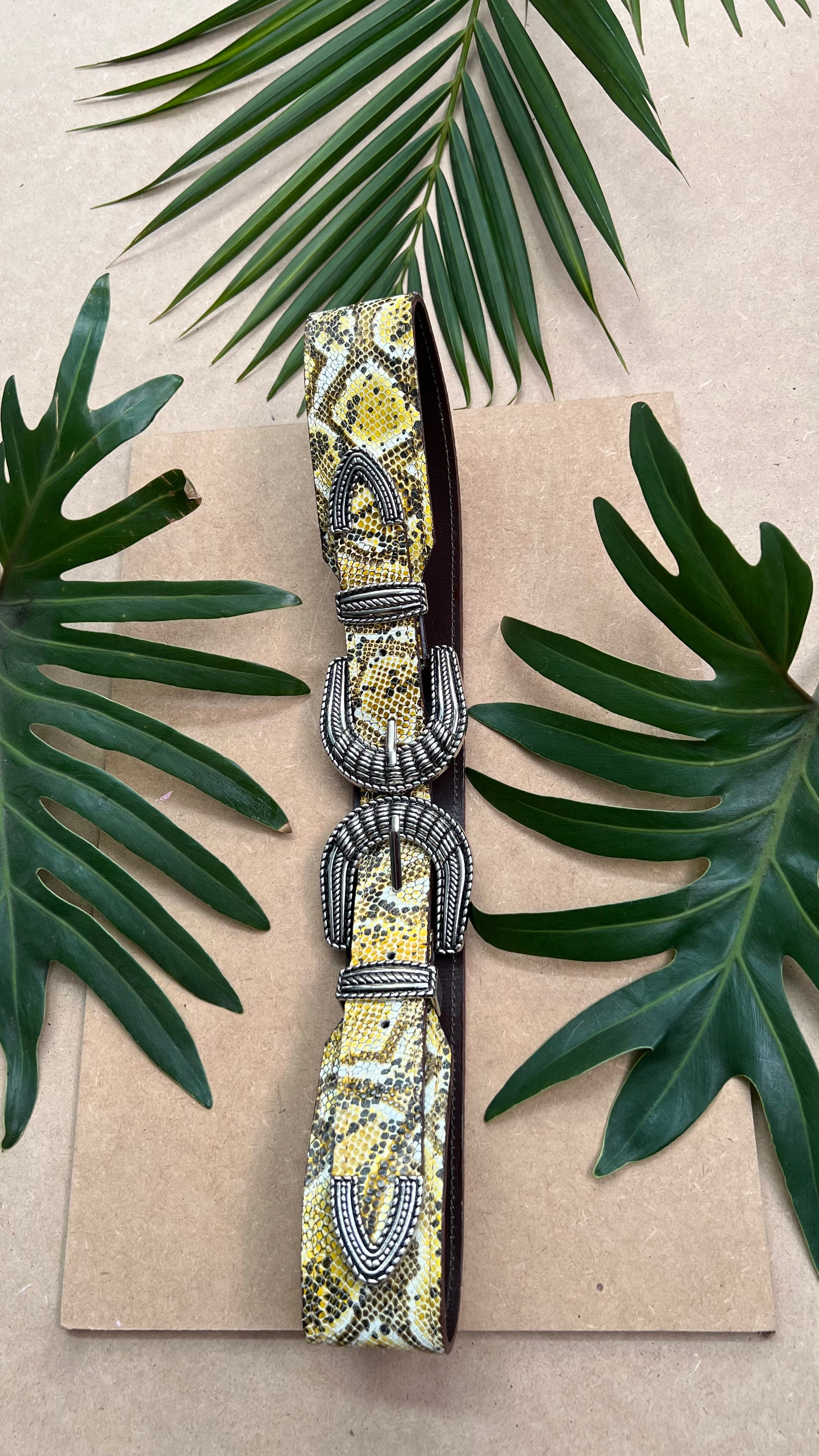CINTURON ANIMAL PRINT