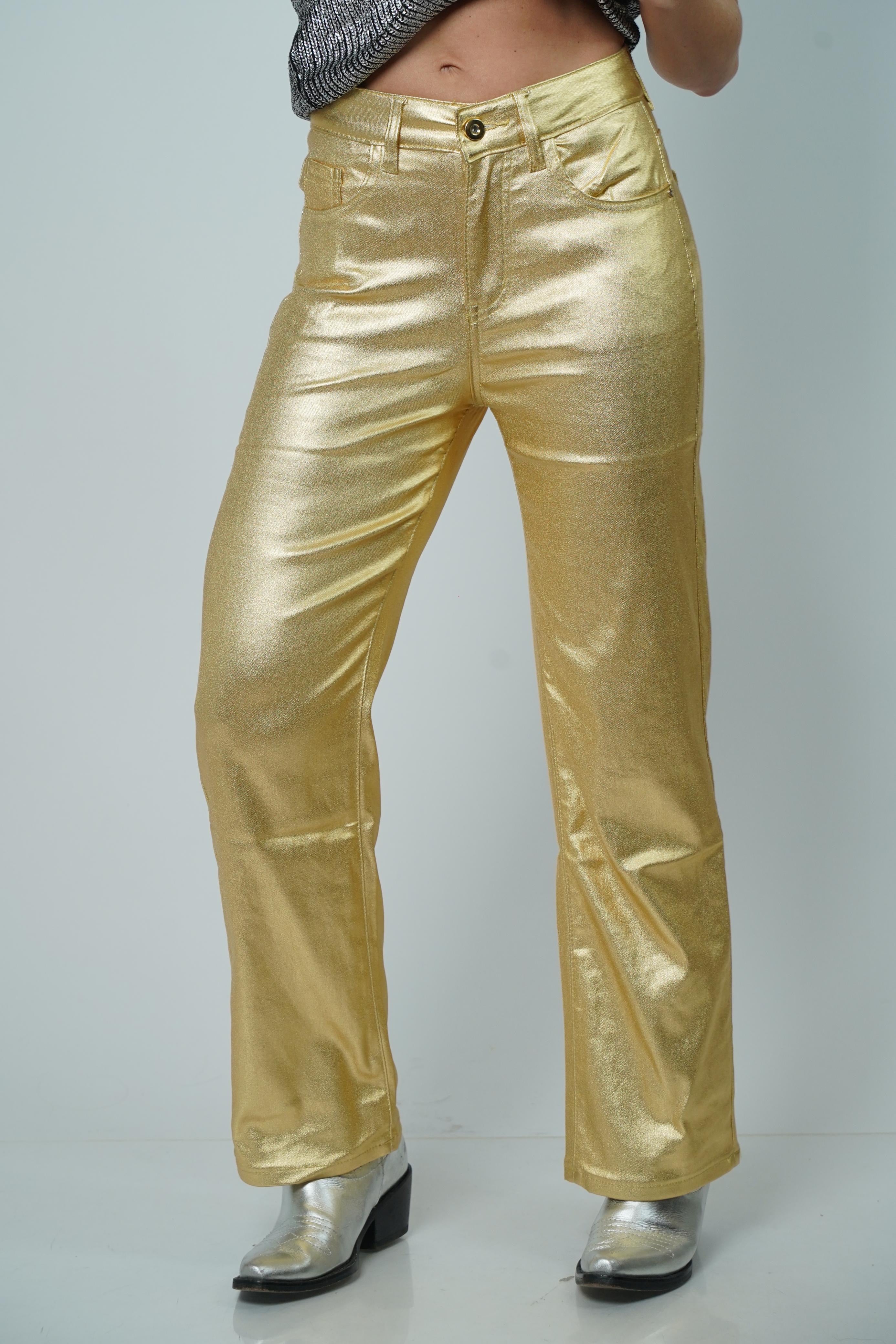 PANTALÓN DORADO