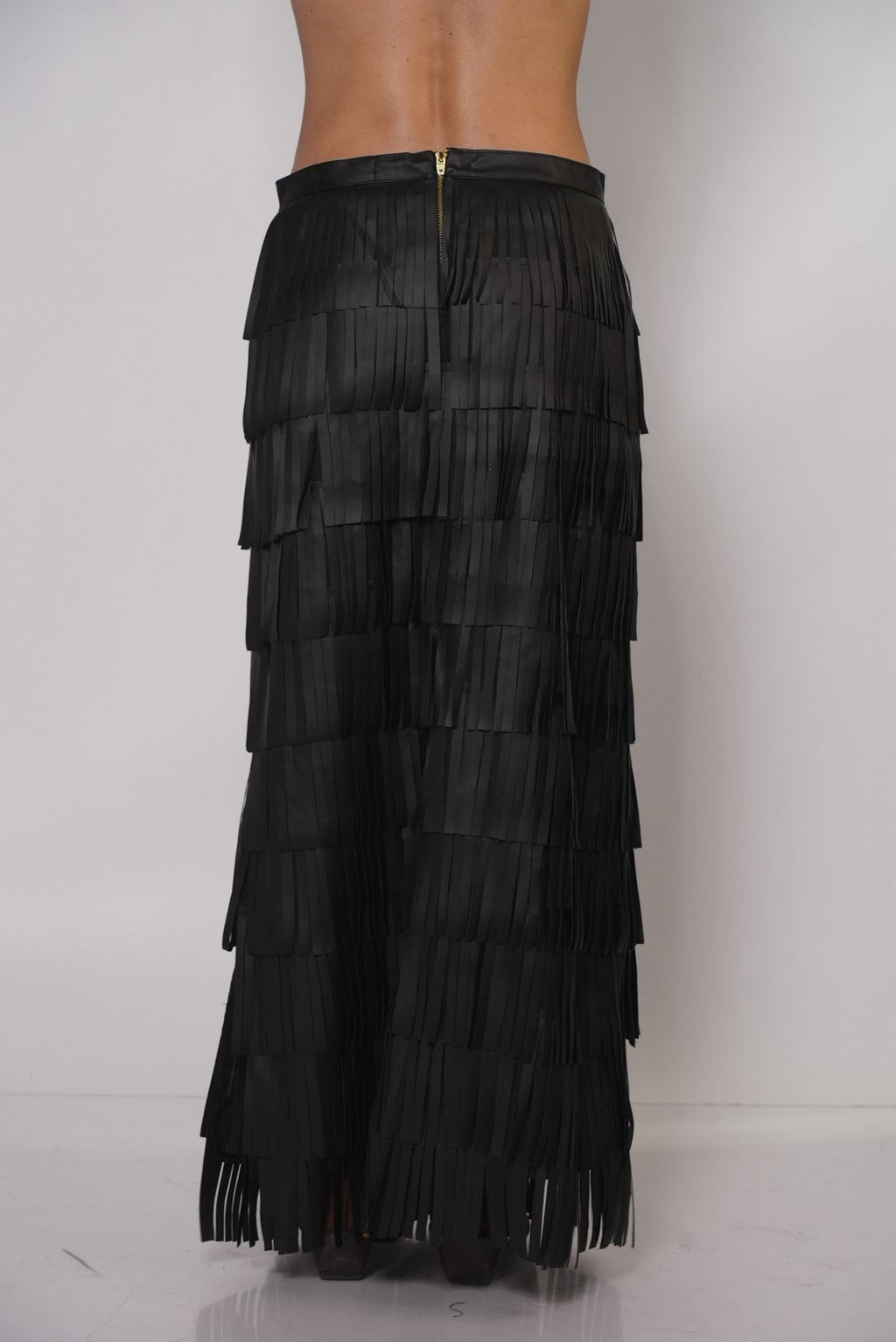 FALDA FLECOS CUERINA