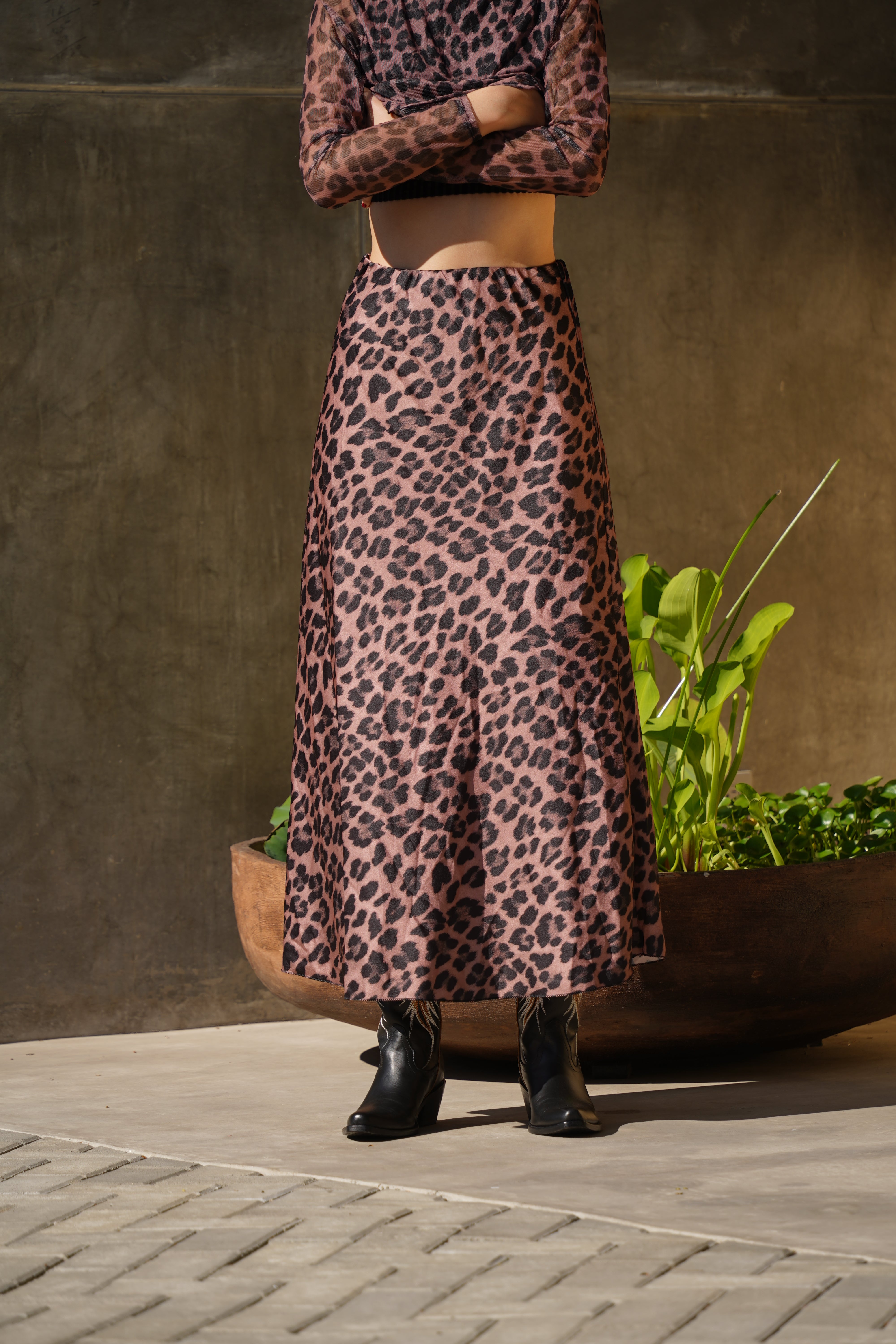 FALDA LEOPARD