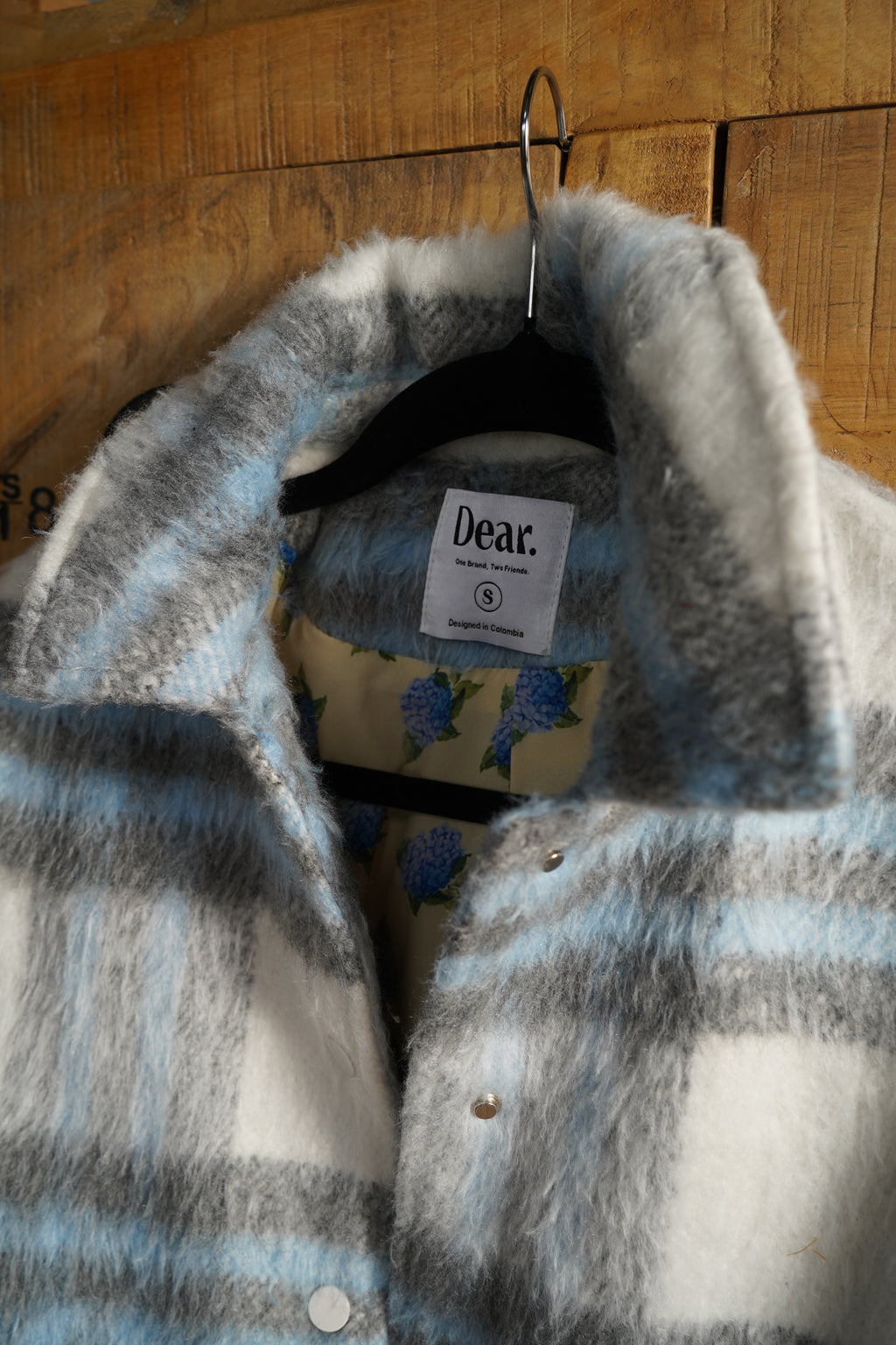 CHAQUETA CUADROS BLUE