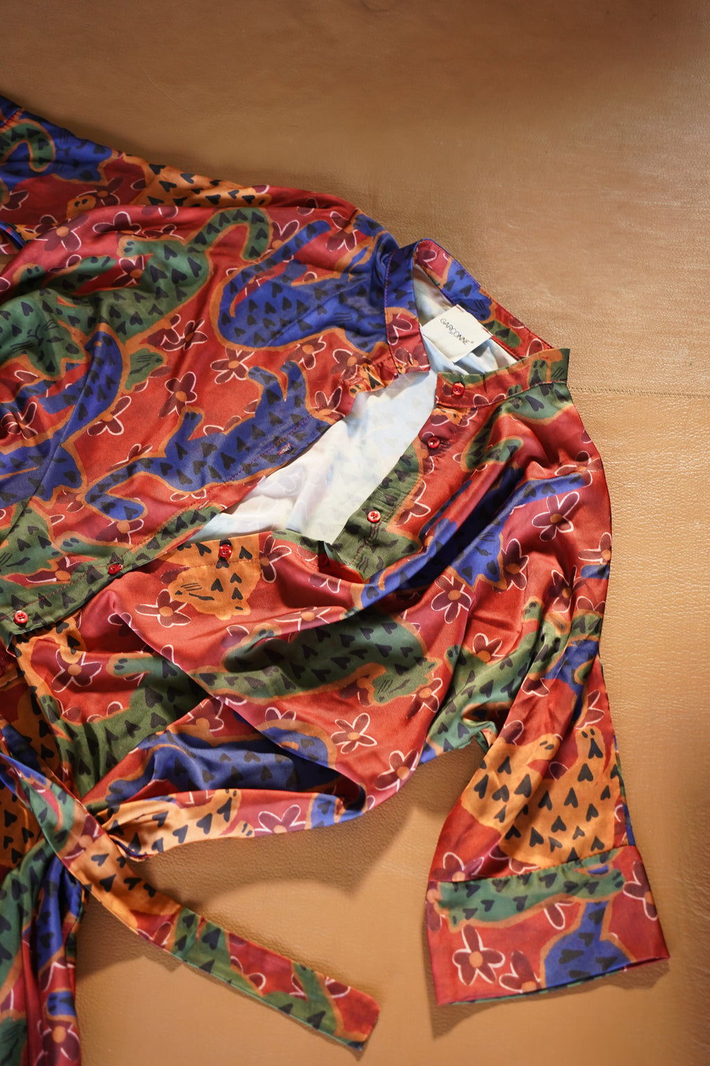 VESTIDO KIMONO A MOTIF