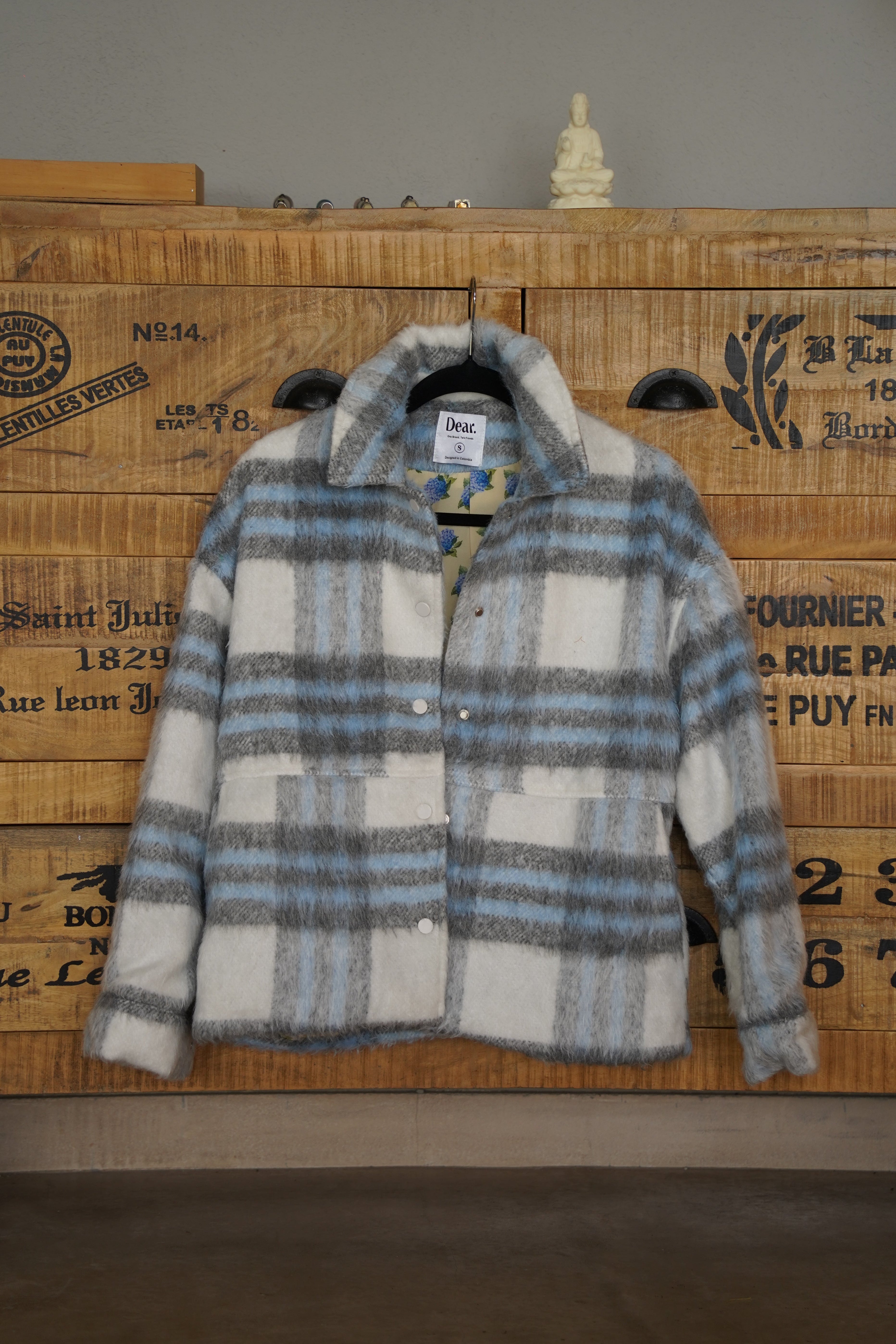 CHAQUETA CUADROS BLUE