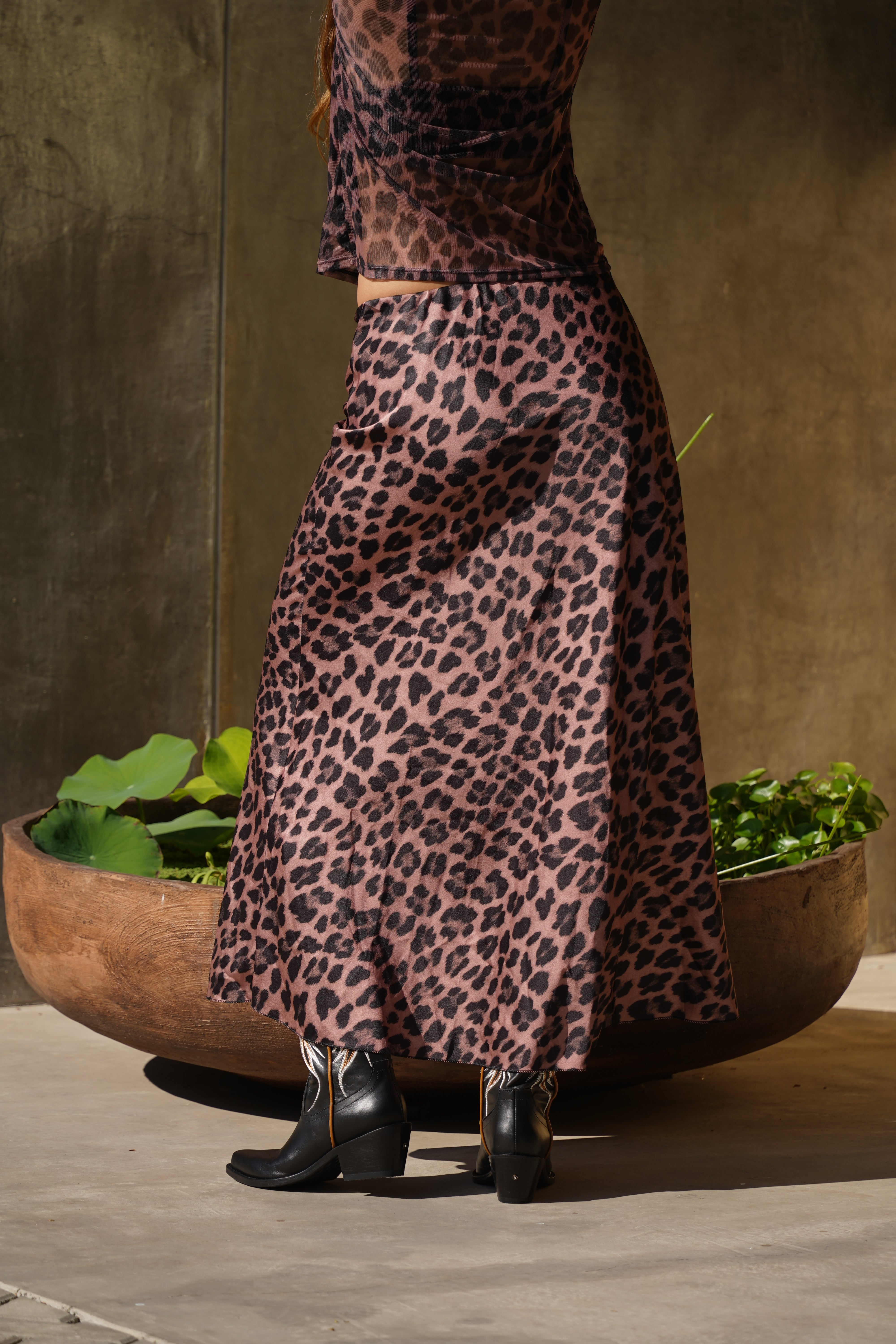 FALDA LEOPARD