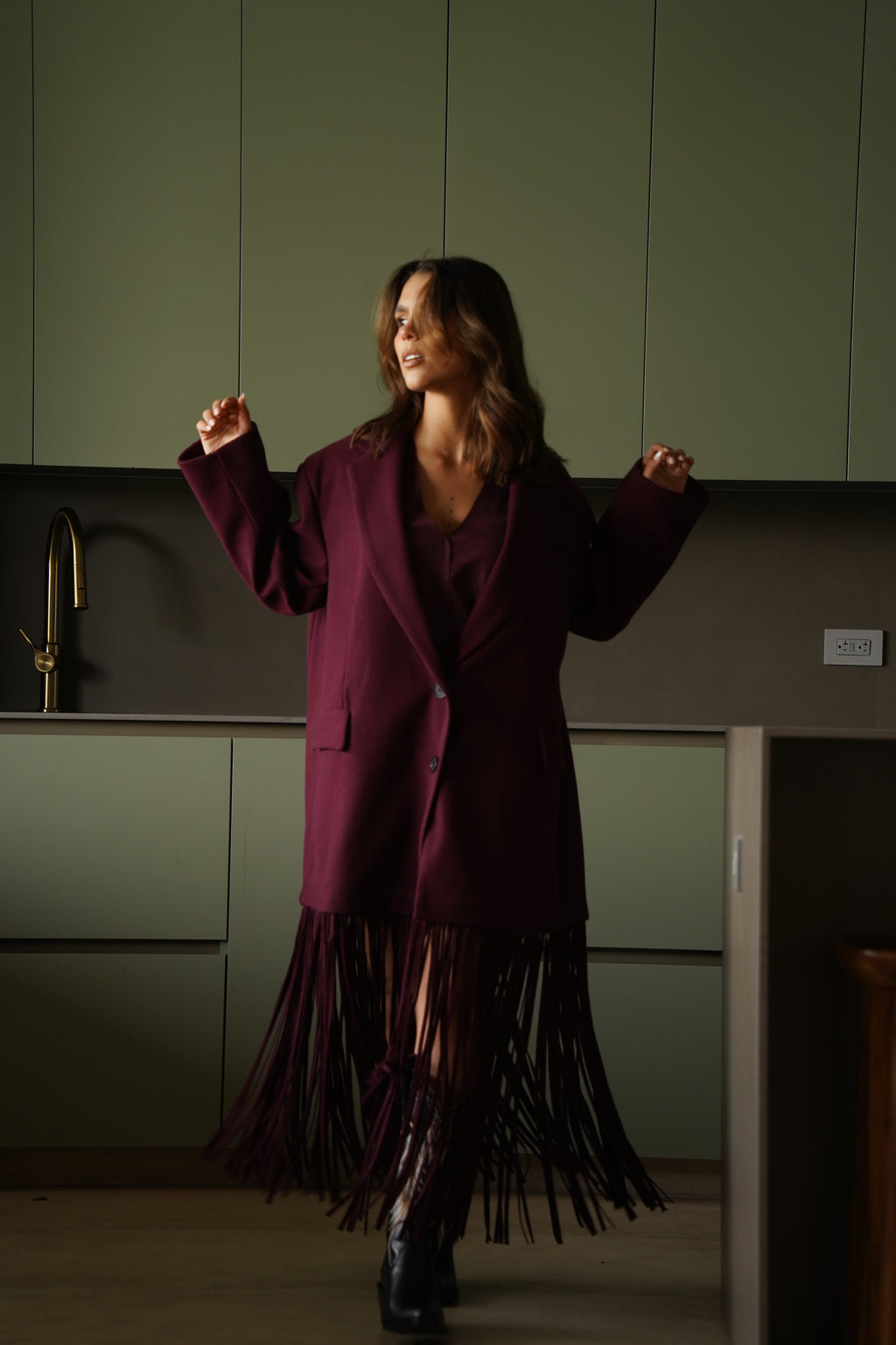 VESTE OVERSIZE FLECOS