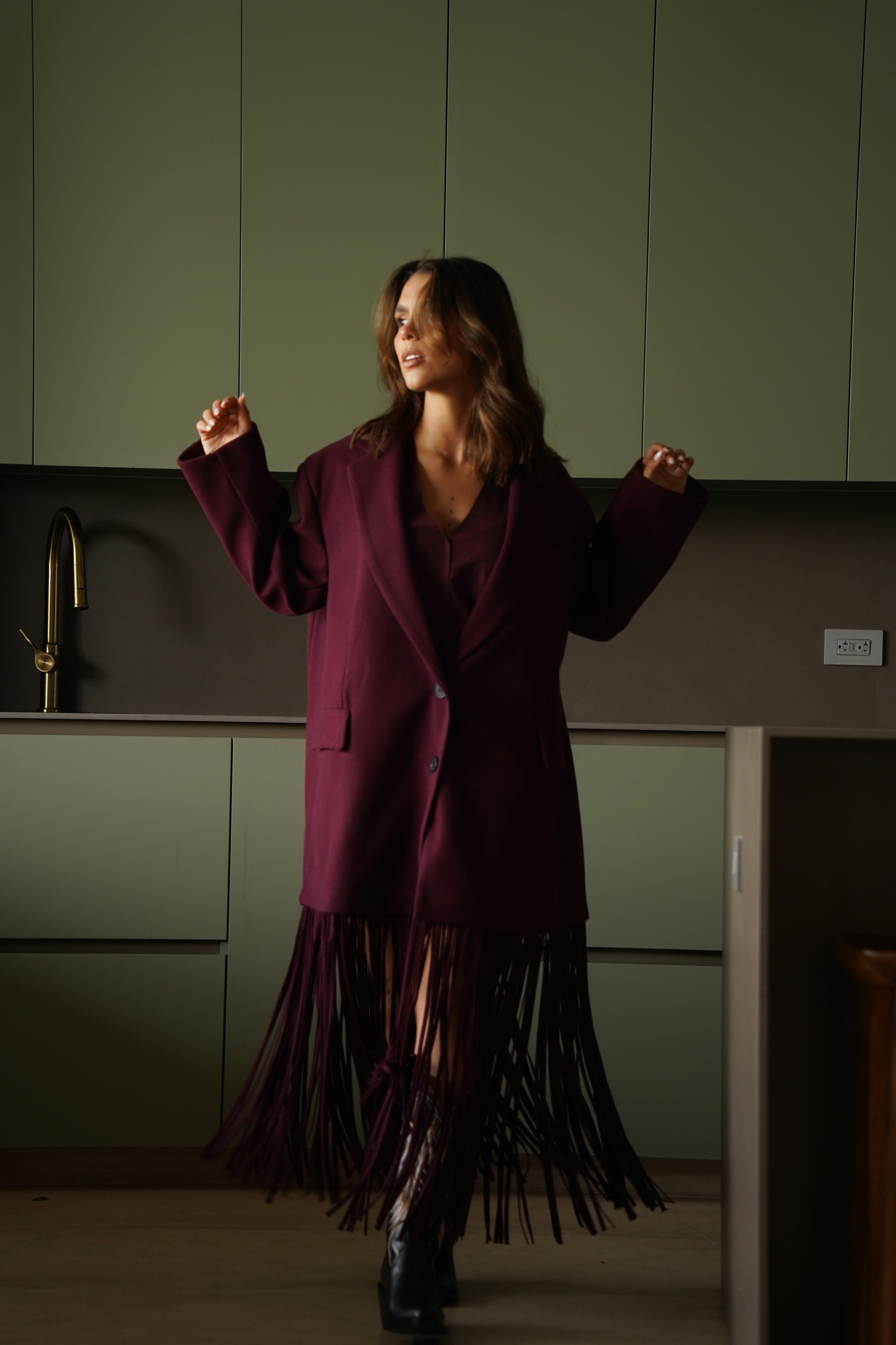 VESTE OVERSIZE FLECOS