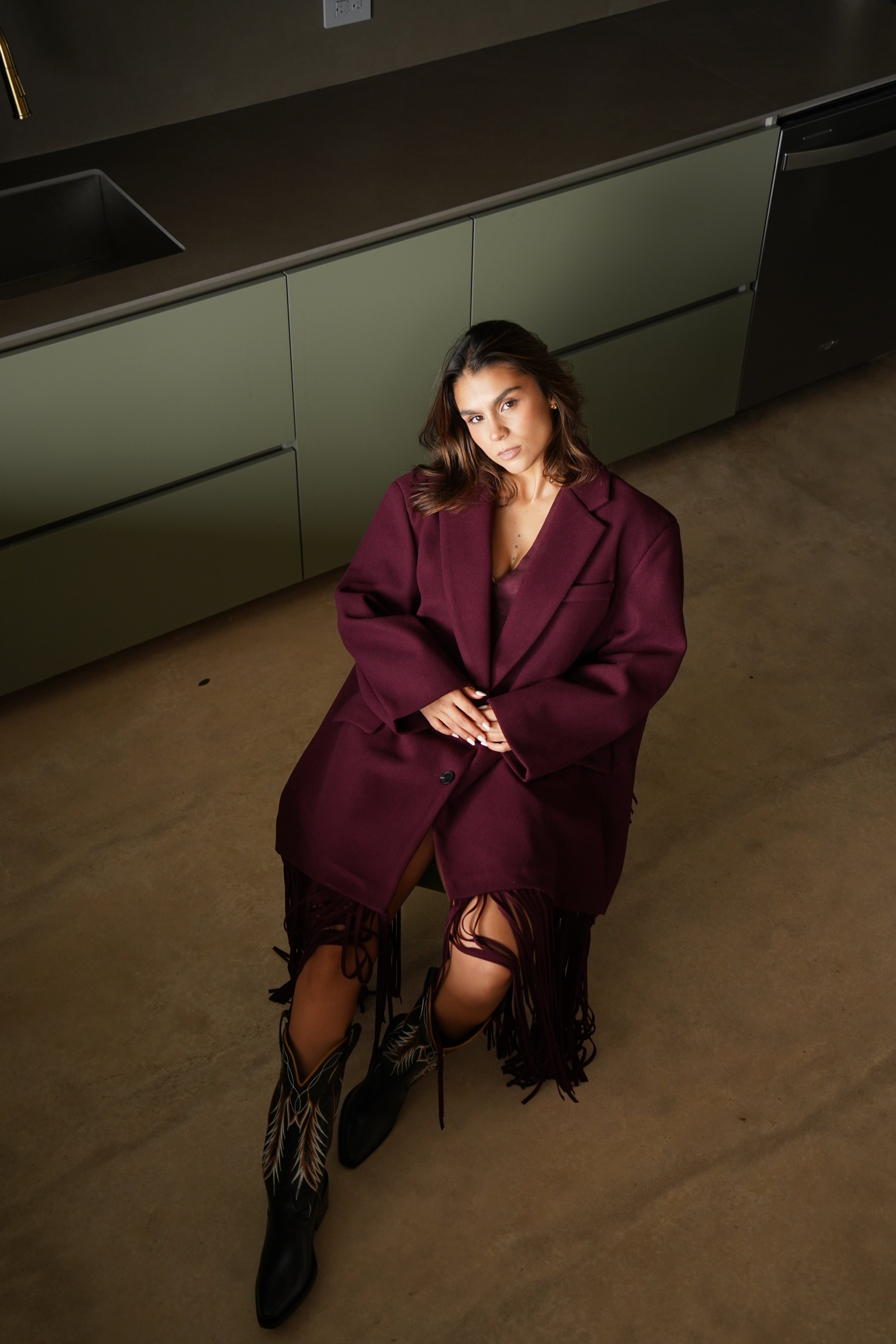 VESTE OVERSIZE FLECOS