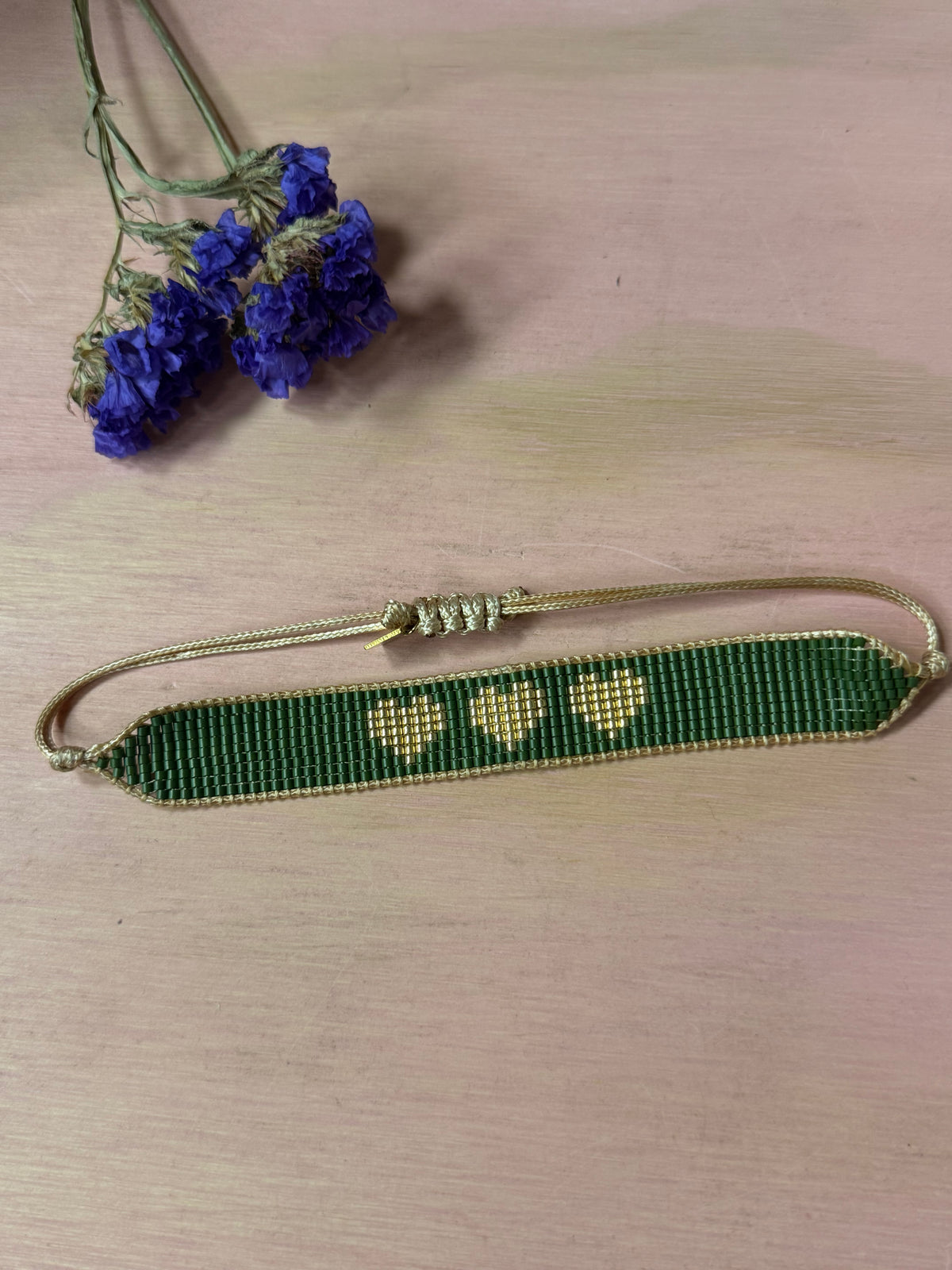 PULSERA TEJIDA GRUESA