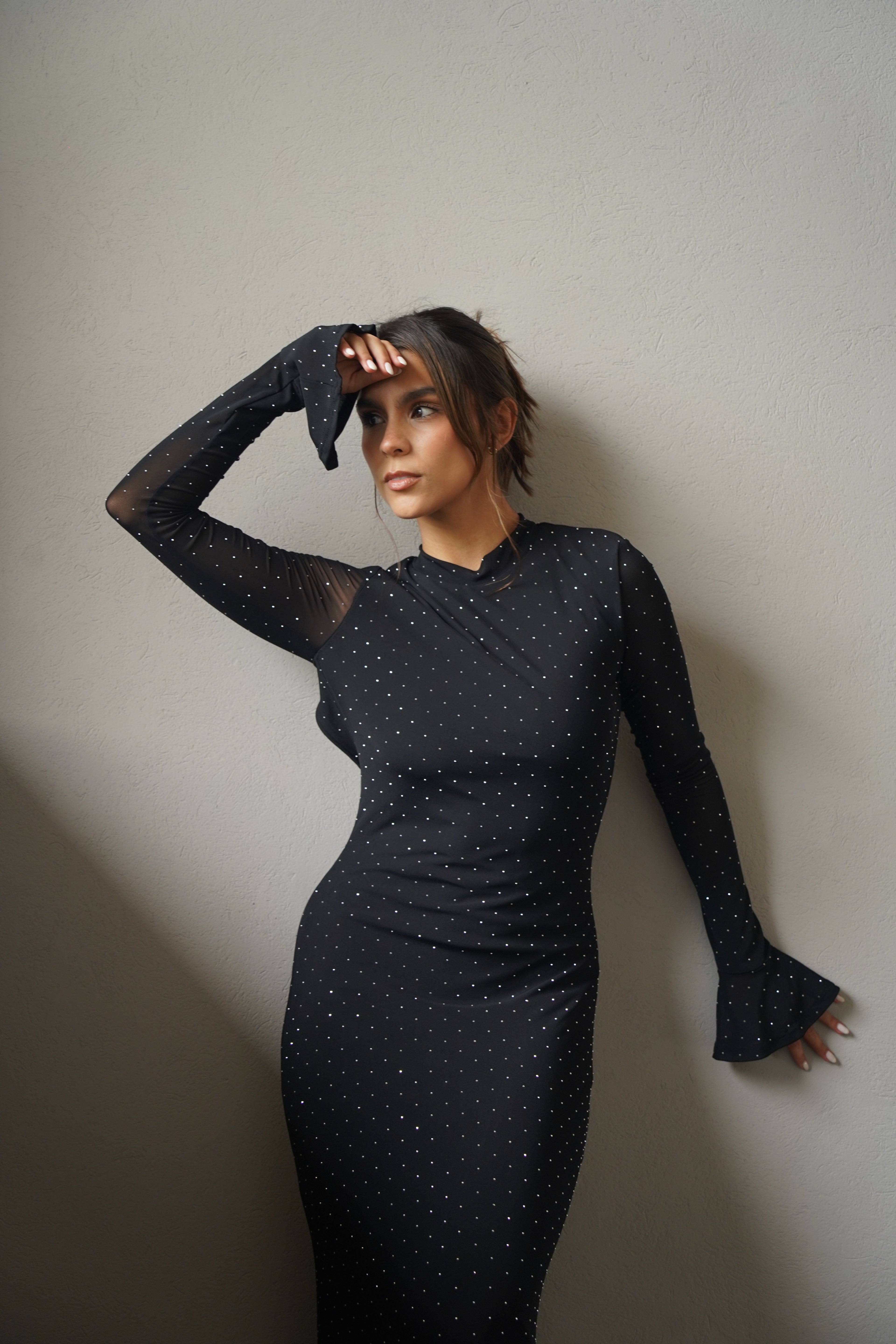 VESTIDO OPEN BACK SPARKLE