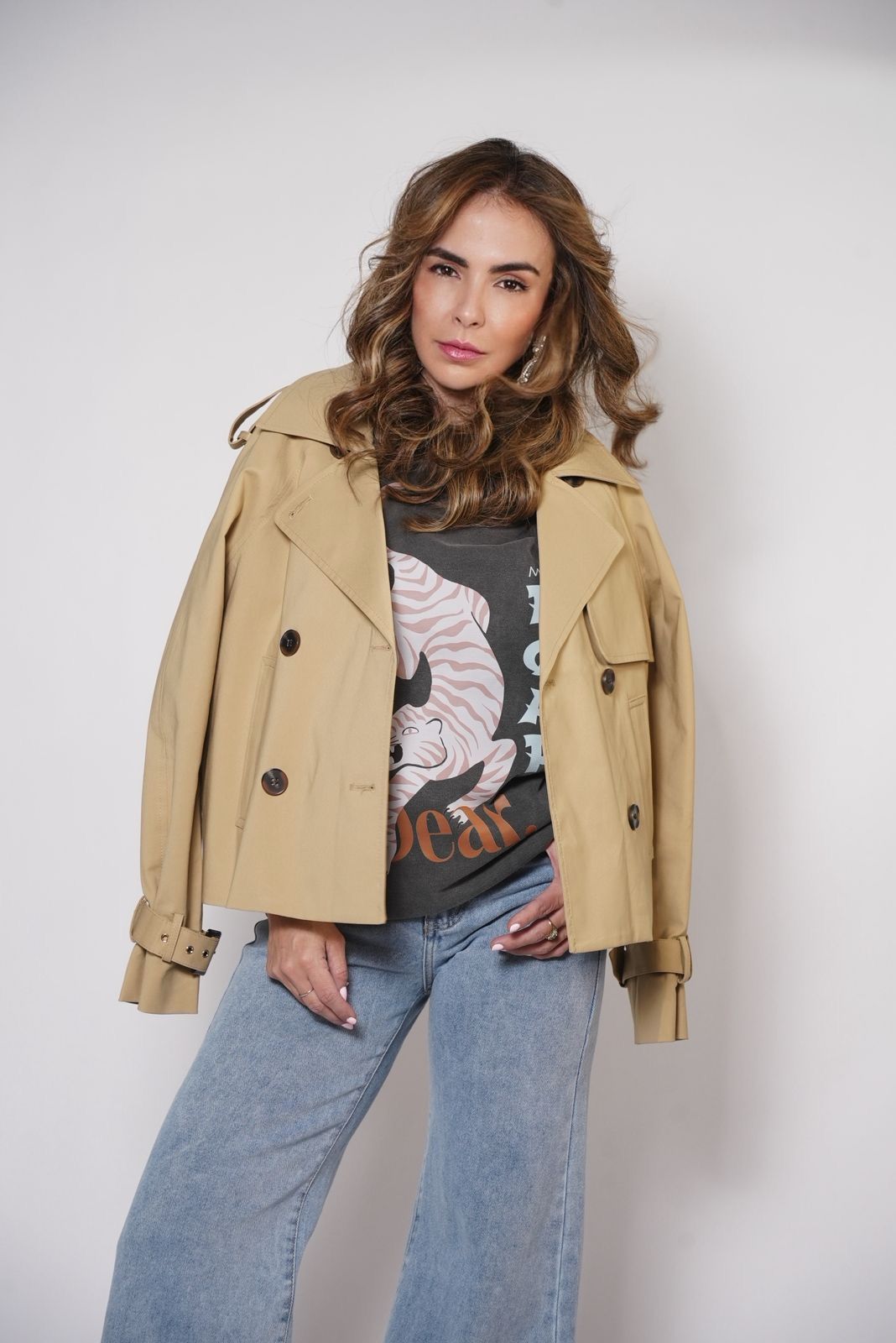 GABARDINA BEIGE